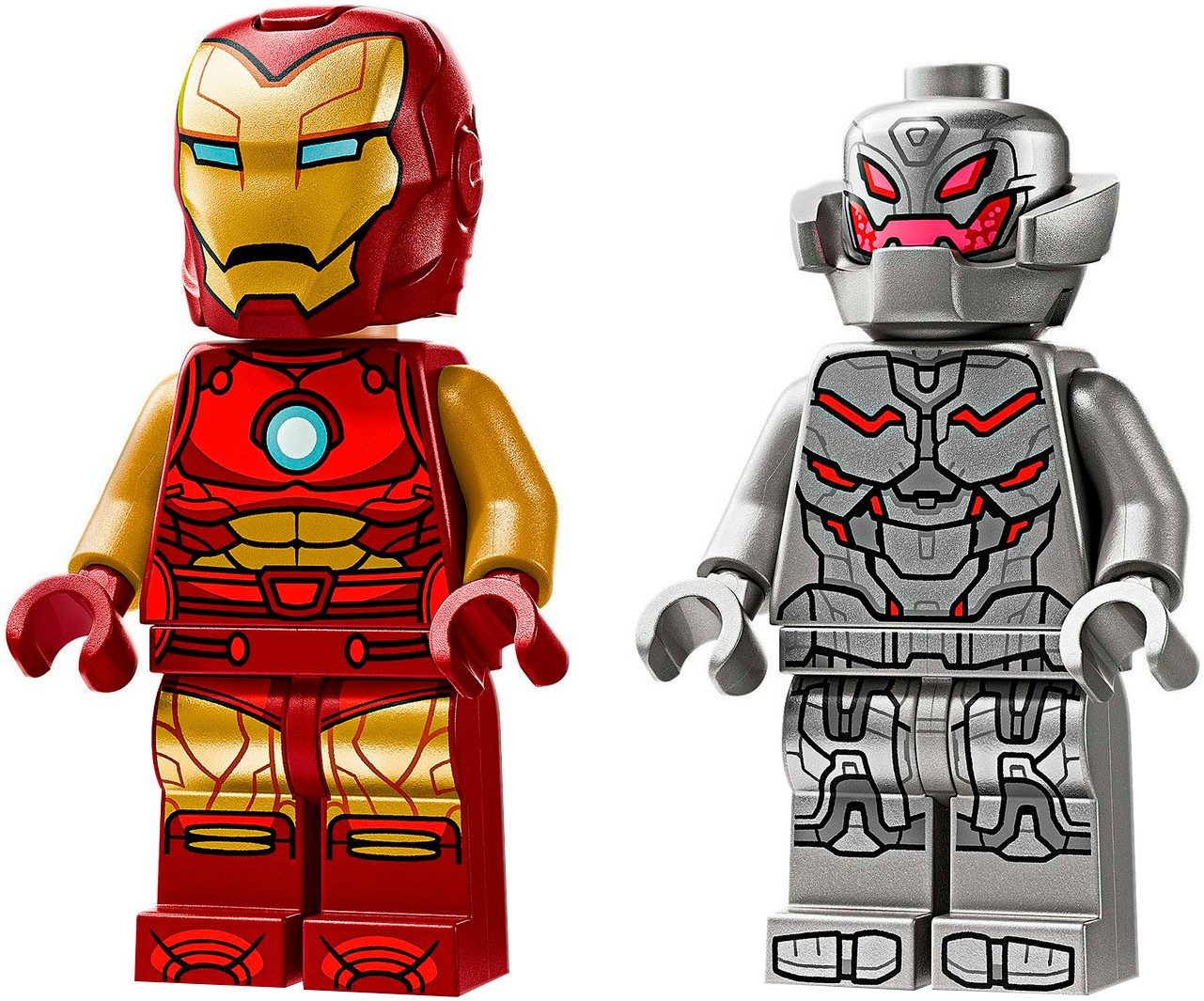LEGO® Iron Man Mech vs. Ultron (76307), LEGO Super Heroes Konstruktionsspielsteine, (101 St), Made in Europe – Bild 5 von 5