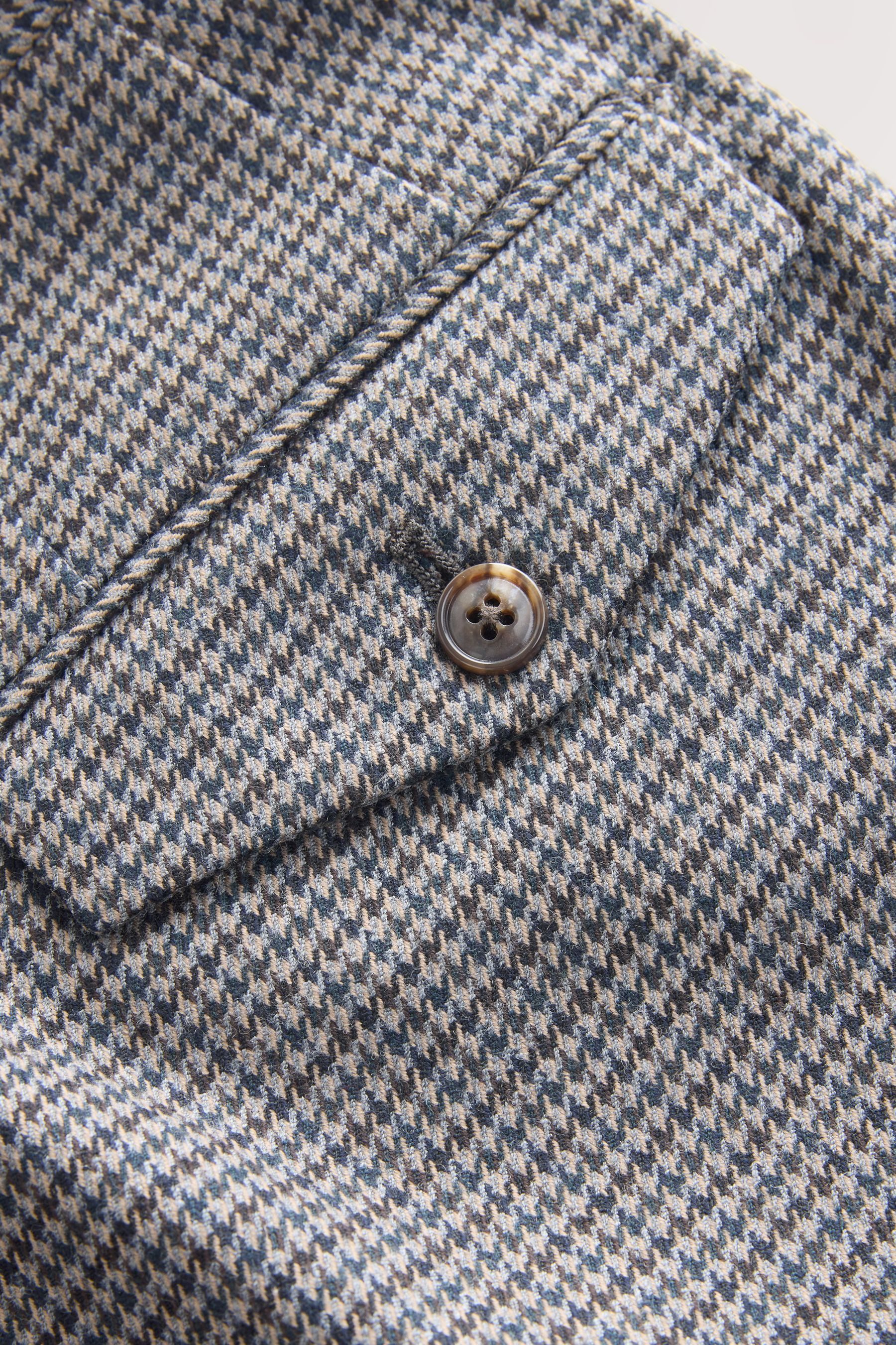 Next Anzughose Slim fit Anzughose mit Hahnentrittmuster (1-tlg)