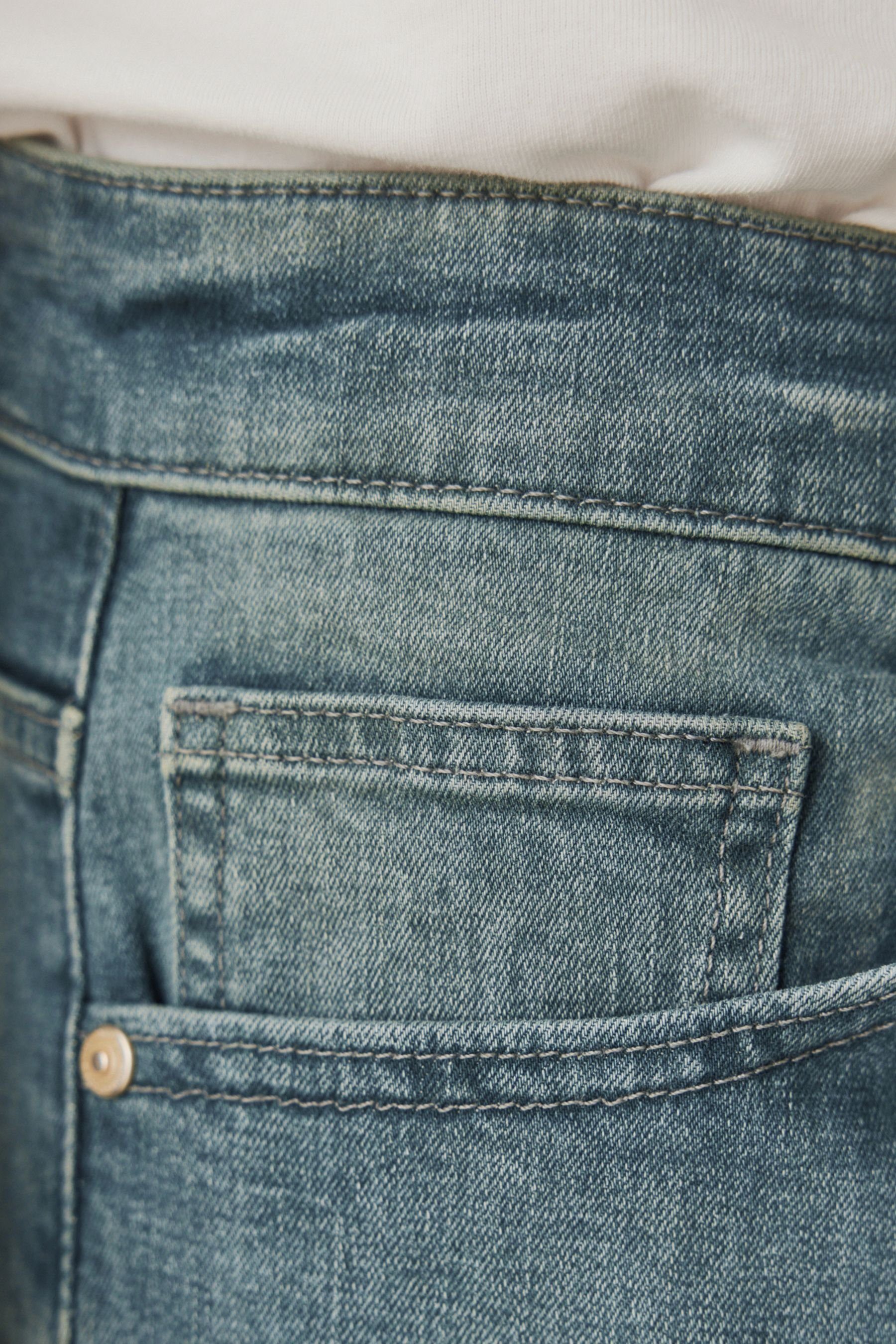 Next Slim-fit-Jeans (1-tlg) Vintage Stretch Essential Jeans Slim Tint Blue Fit mit