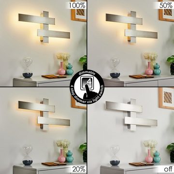 hofstein Wandleuchte Moderne LED Flur Strahler dimmbar Wohn Zimmer Lampen Lichteffekt Wand