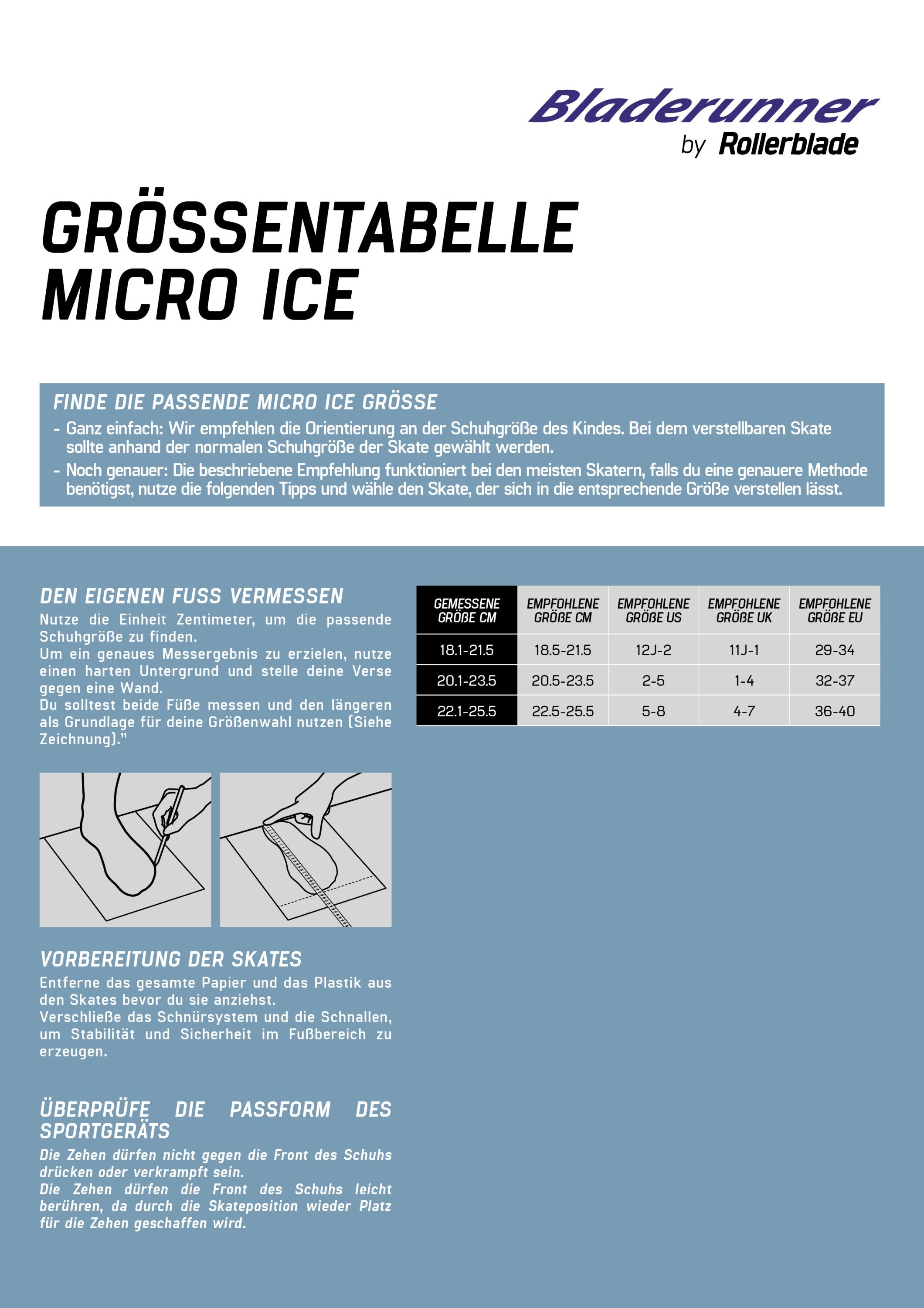 Bladerunner Schlittschuhe MICRO ICE G