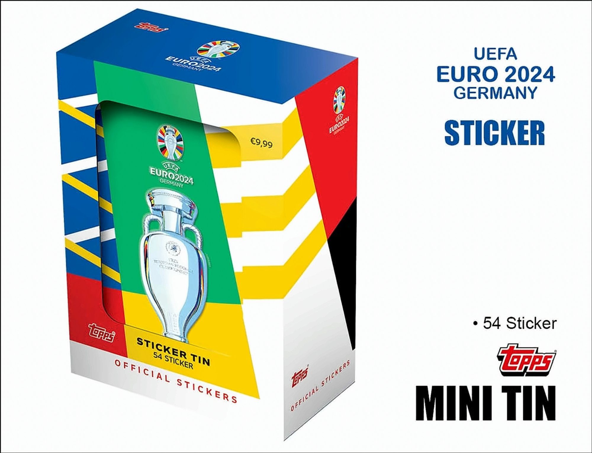 Topps/Merlin Sammelkarte UEFA EURO 2024 Sticker Mini-Tin Deutsch