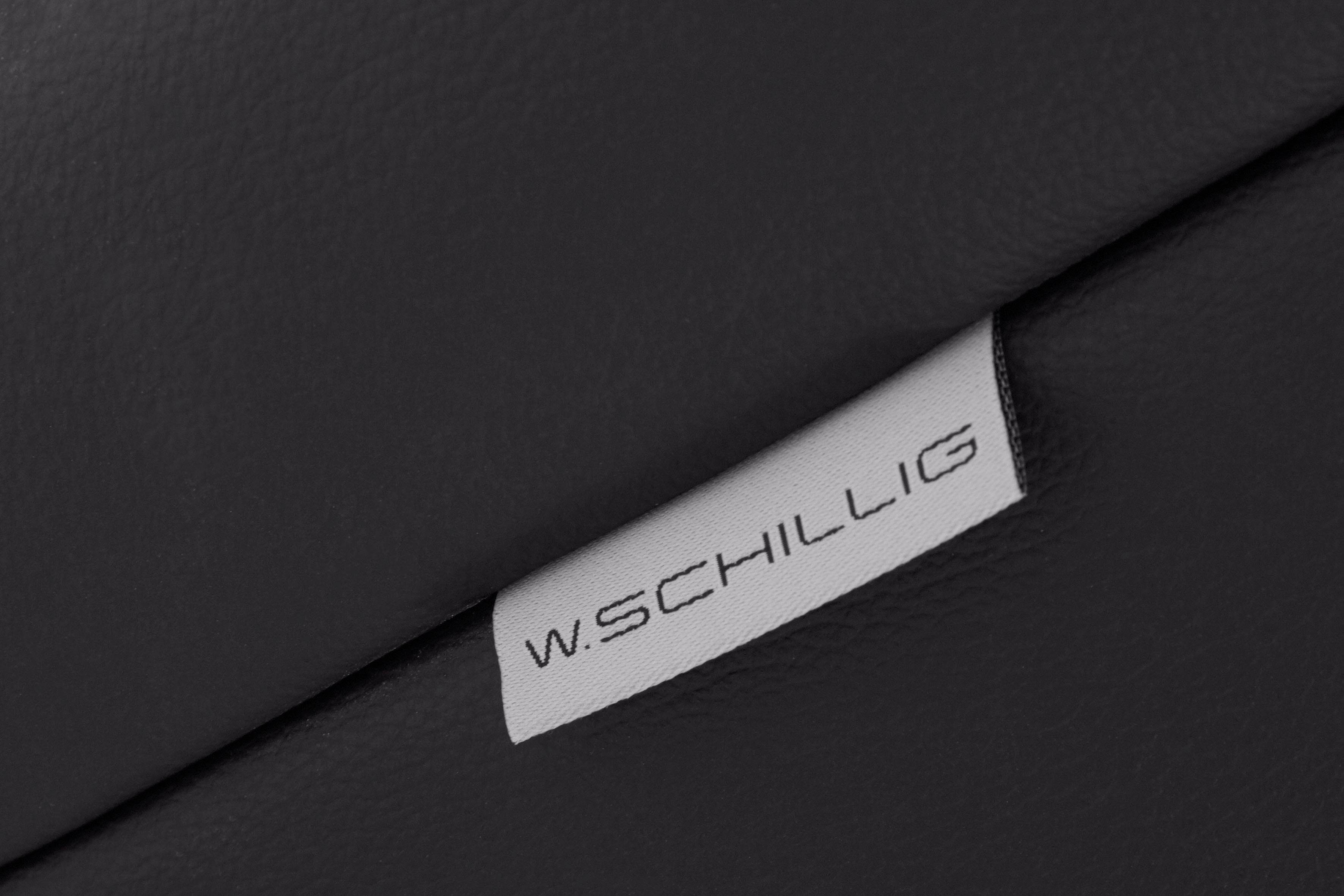 W.SCHILLIG 2-Sitzer finn, German Design Award 2016, Fußgestell Chrom glänzend, Breite 230 cm