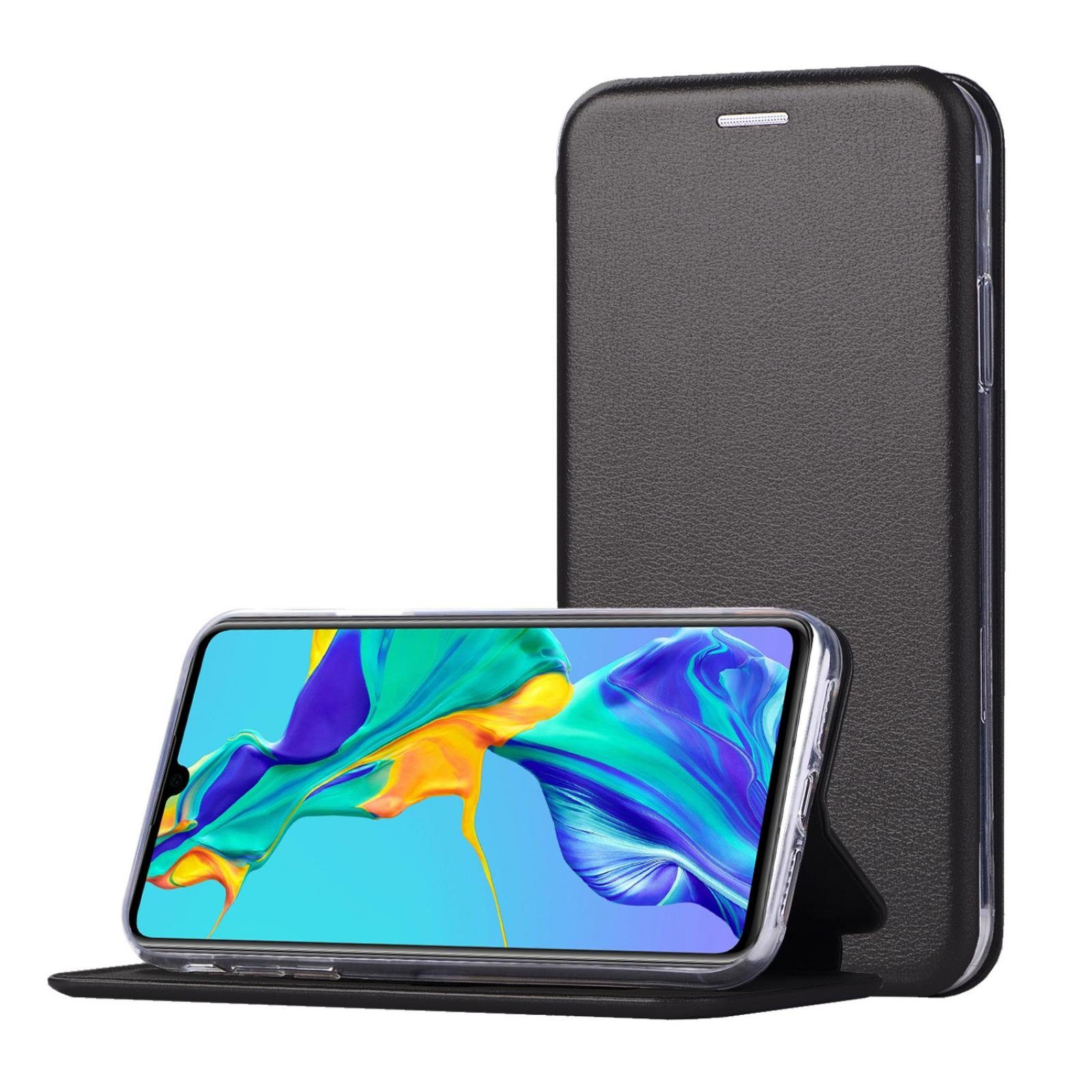 Numerva Handyhülle Hard Cover Etui für Huawei P20 Lite 2019, Flip Cover Schutz Hülle Tasche