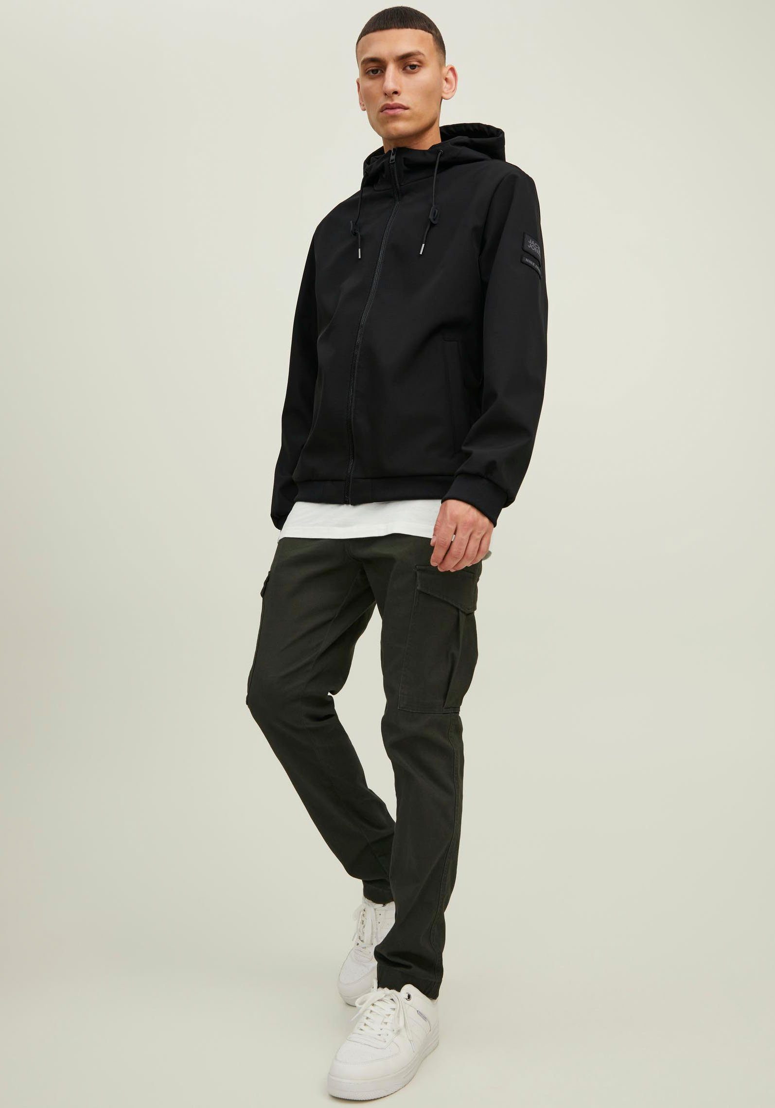 CLASSIC schwarz Jack WAFFLE Anorak Jones & JACKET