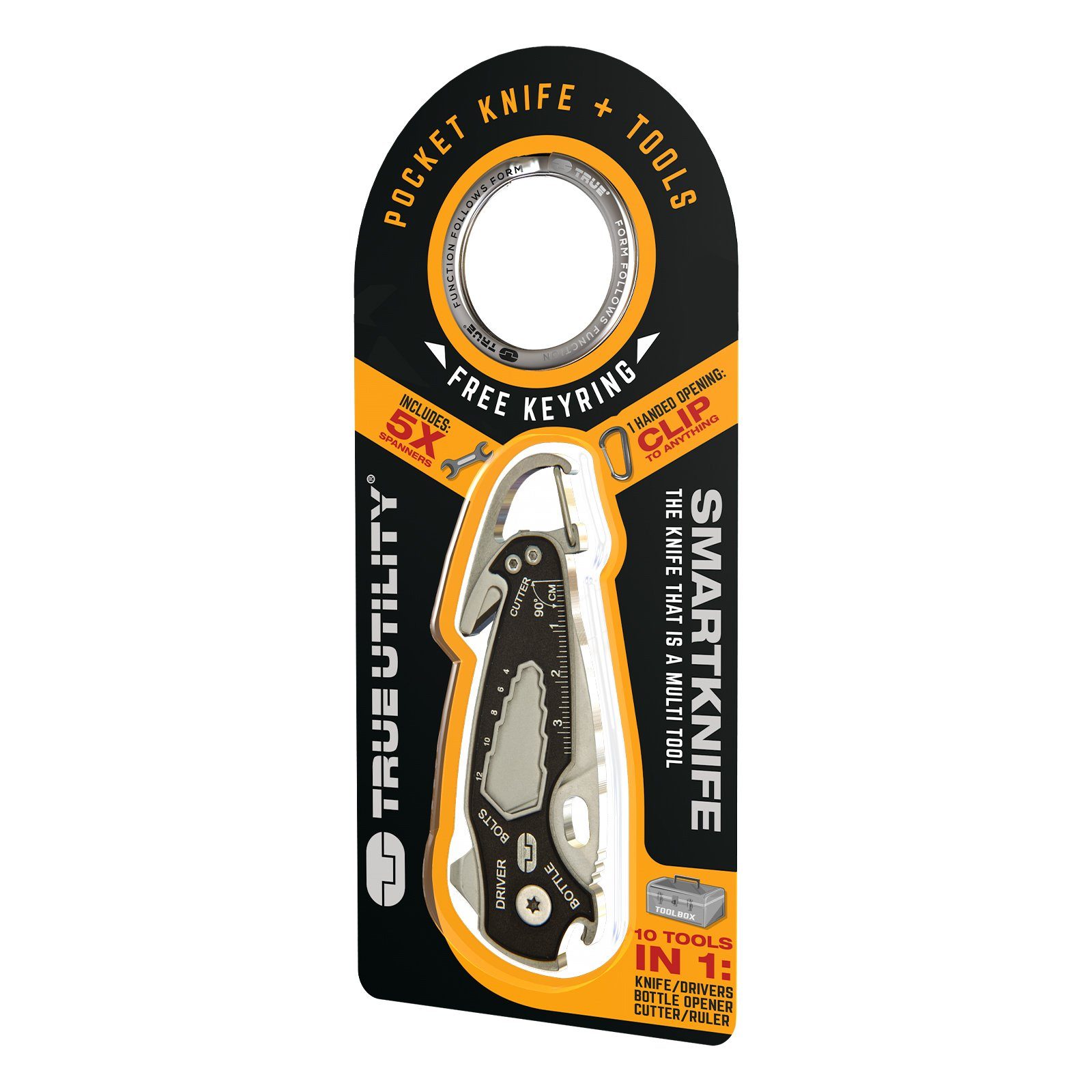 Angeln Tool Multi SmartKnife Taschenmesser Schlüsselanhänger Mini Utility Taschenmesser, True