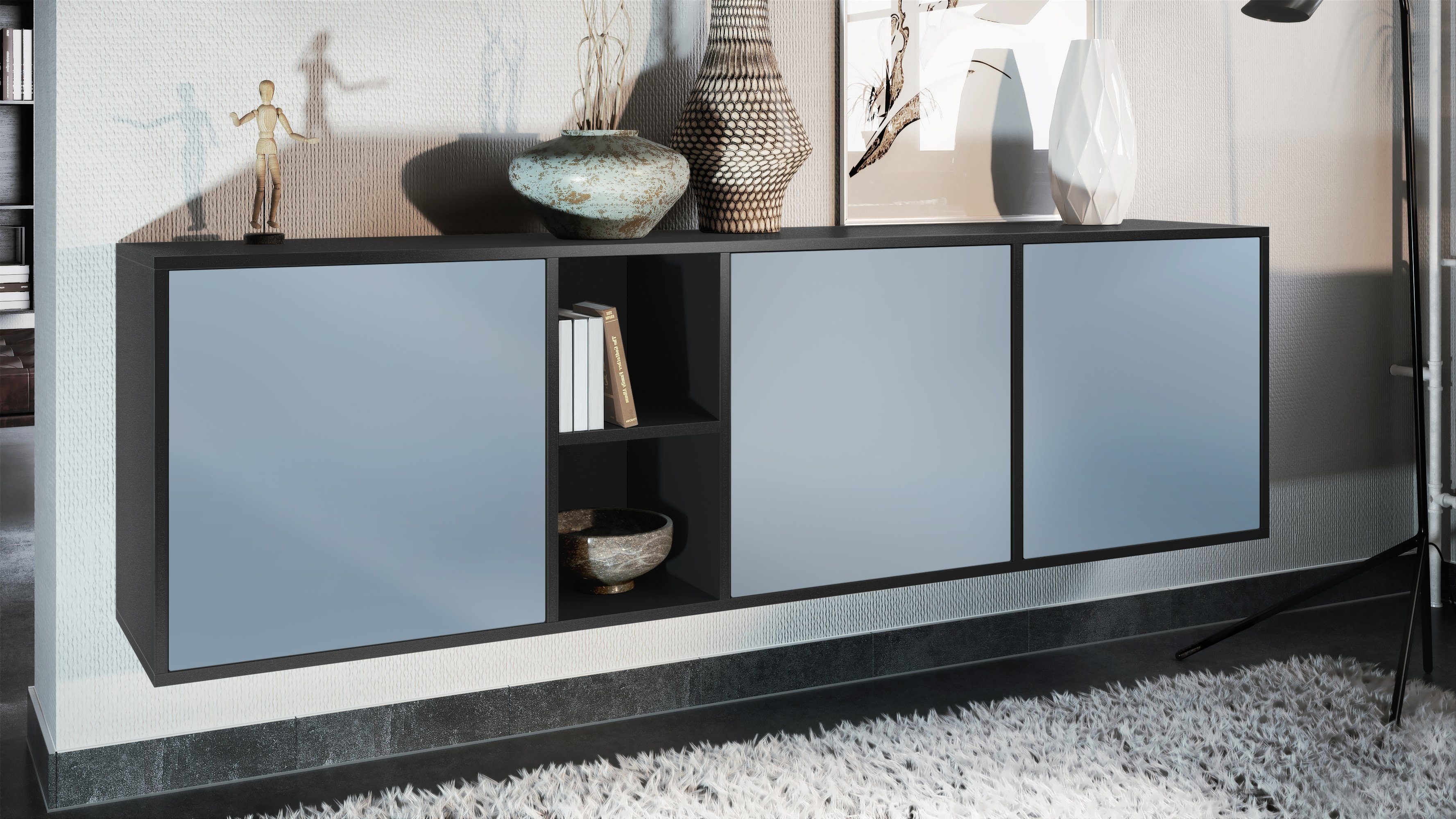 Vladon Sideboard Cuba (Kommode, mit 3 günstig online kaufen