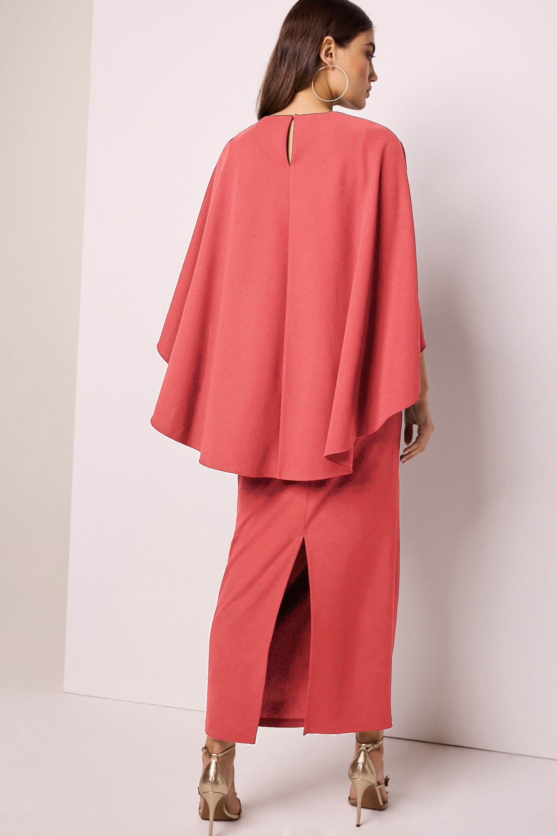 Next Maxikleid Maxikleid mit Cape (1-tlg) günstig online kaufen