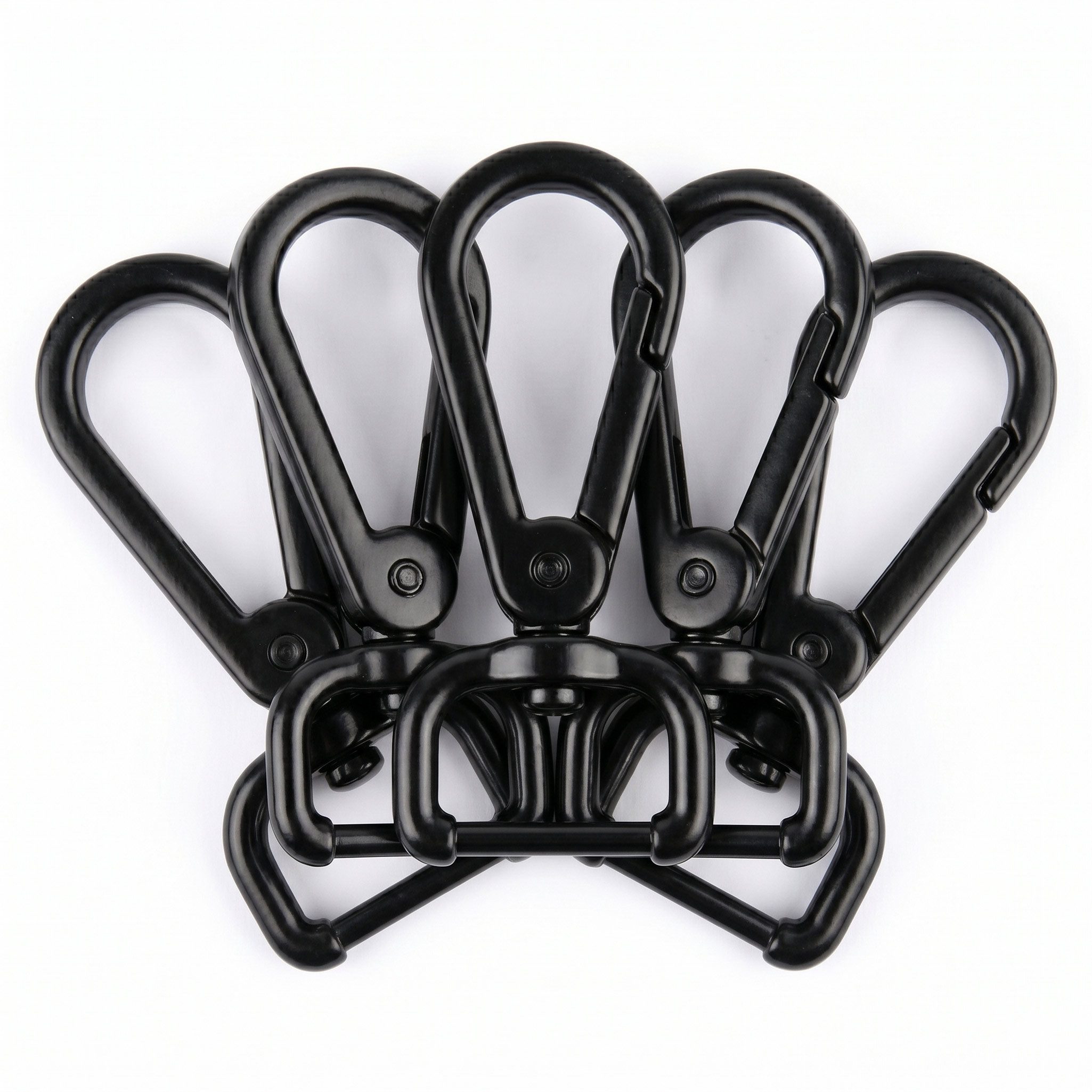 maDDma Karabiner 5 Bolzen-Karabiner Karabinerhaken Größen Farbwahl Gurtband Hundeleinen, (Paket, 5 St)