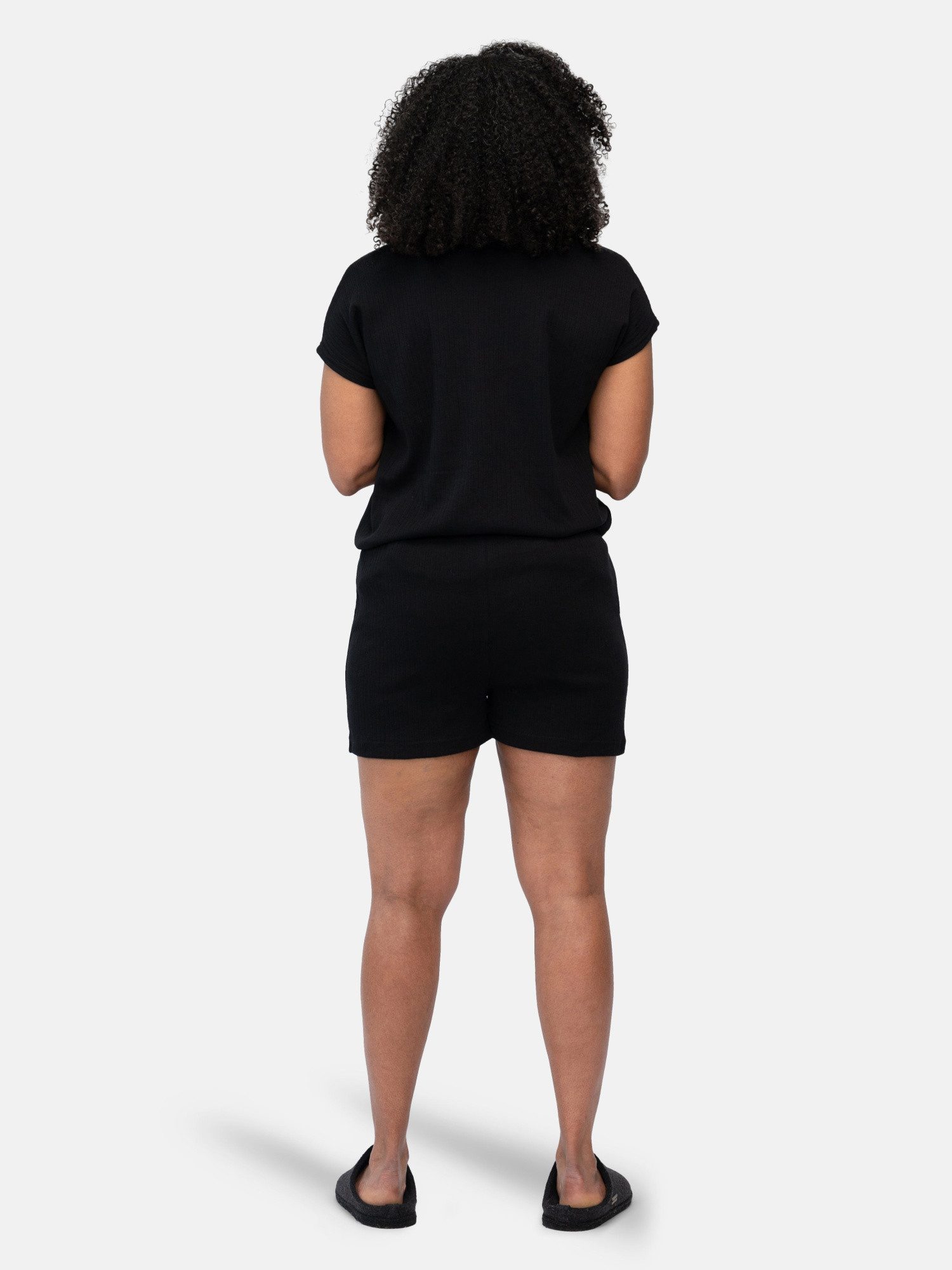 greenjama Pyjamashorts aus Derby Rib, Bio Baumwolle, GOTS-zertifiziert