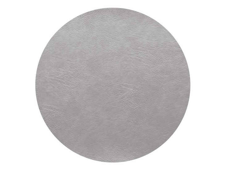Platzset, Tischset vegan leather silver cloud 38cm, ASA SELECTION