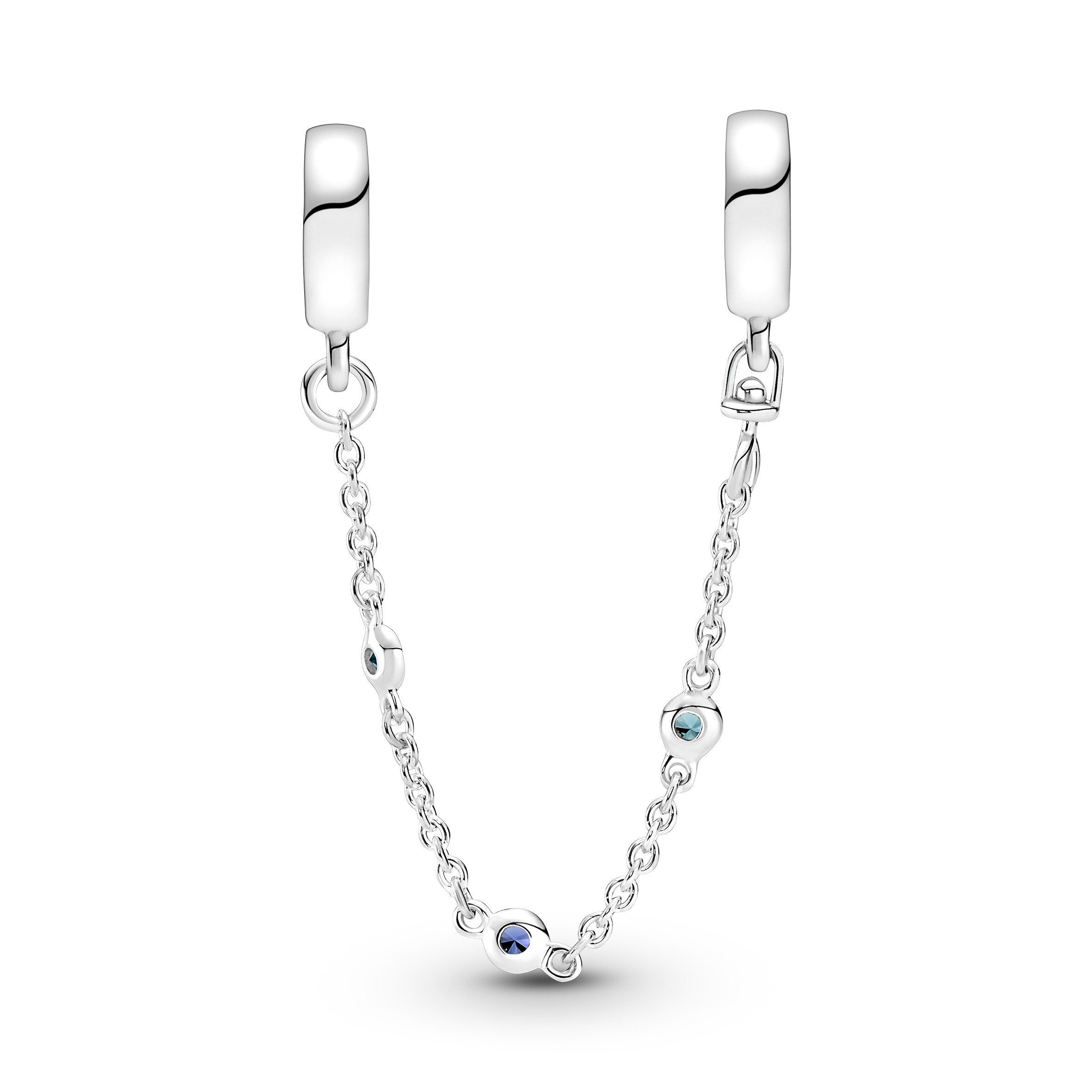 Pandora Bead Pandora Sicherheitskette Tripple Blue günstig online kaufen