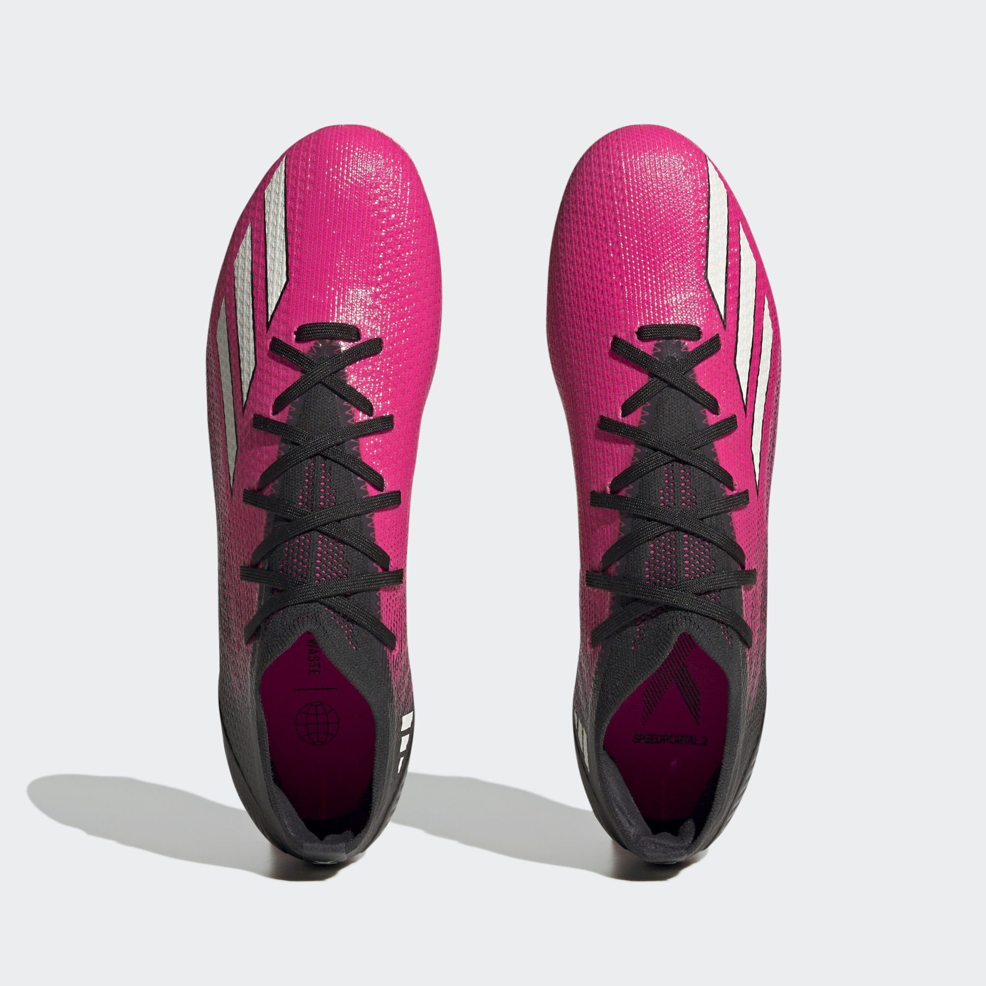 Fußballschuh 2 Team / Core adidas Black SPEEDPORTAL.2 FG Metalic Sportswear Zero Shock FUSSBALLSCHUH X / Performance adidas Pink