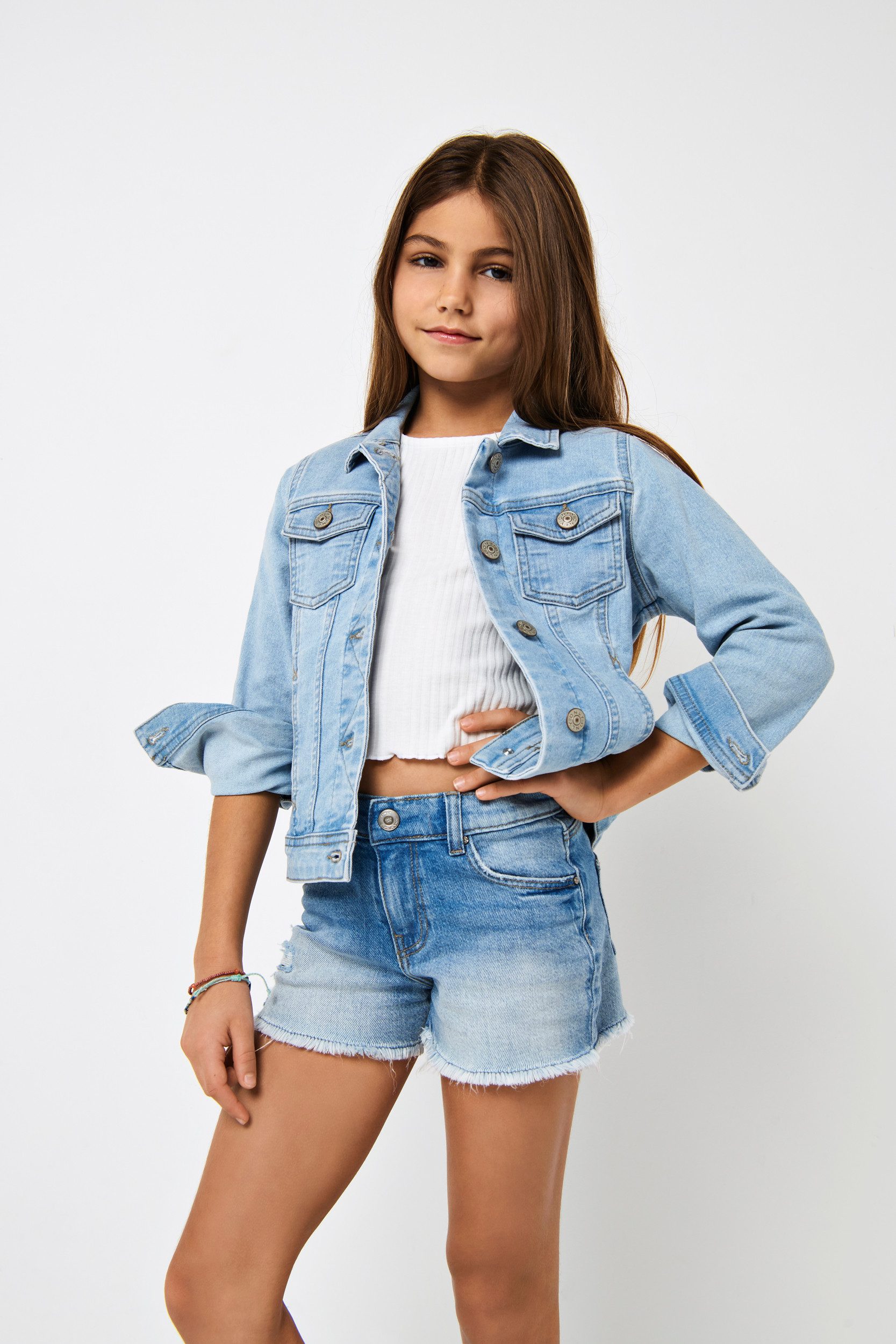KIDS ONLY Jeansjacke KONSARA in klassischer, leicht verkürzter Form