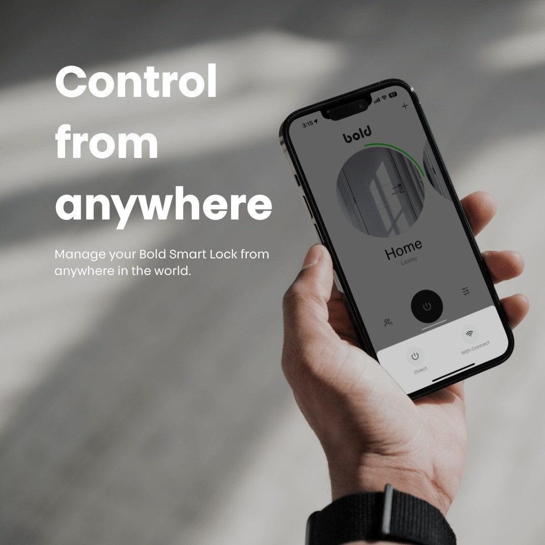 Bold Smart Lock Connect Smart-Home-Zubehör, WLAN-Bridge für Fernzugriff, schwarz