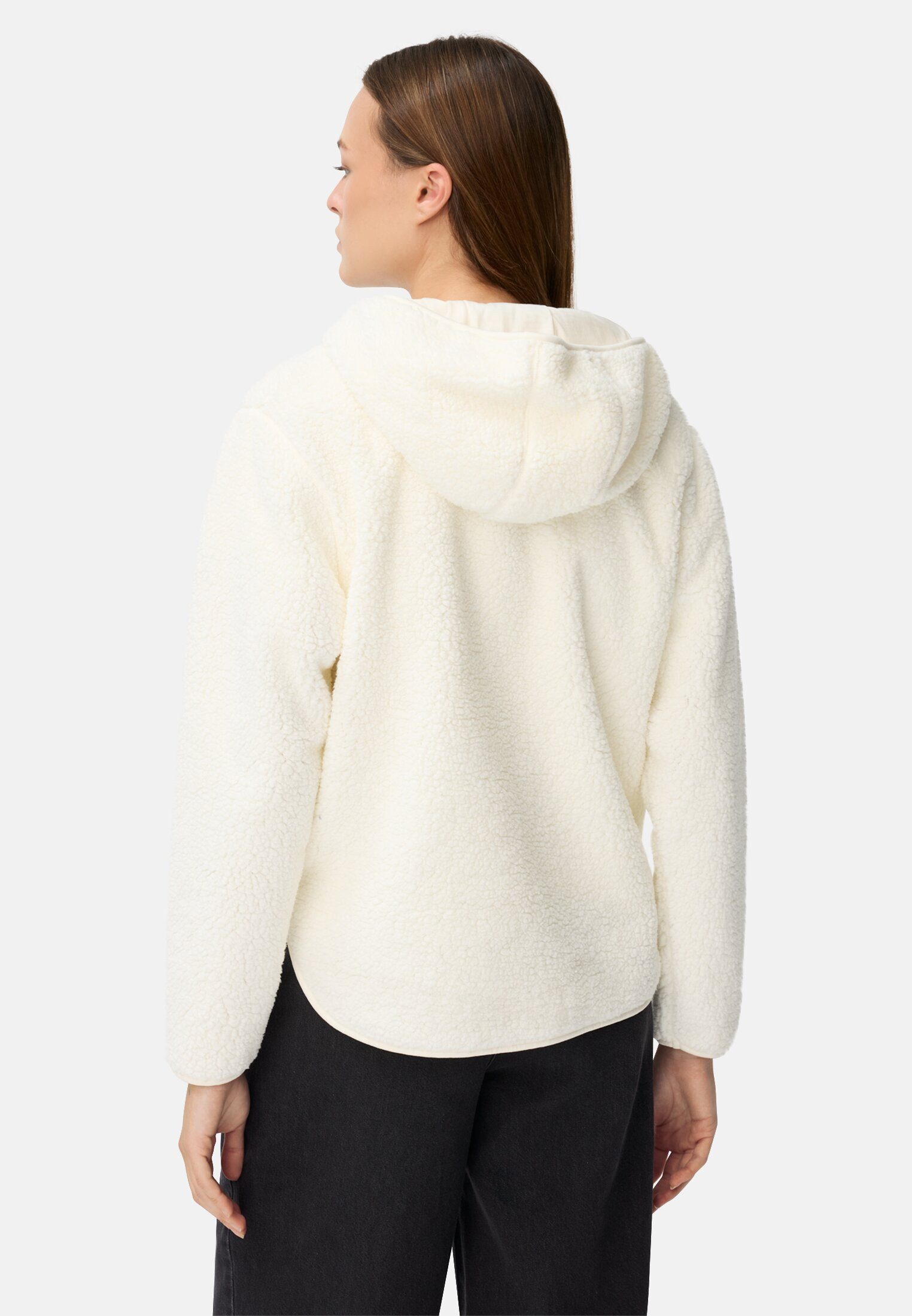 camel active Hoodie aus Teddyfleece Langarm