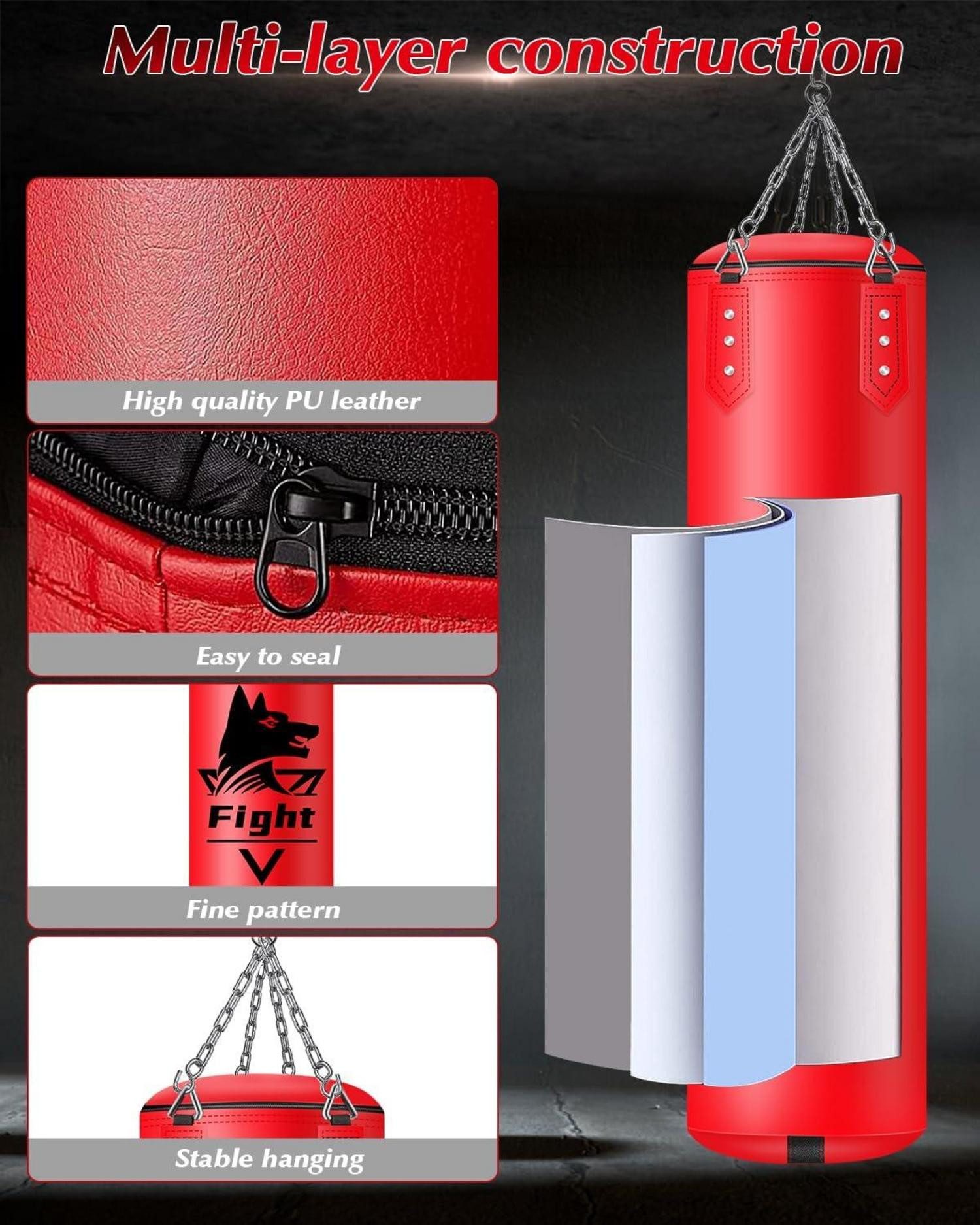 LuxusKollektion Punch-Handschuhe Boxsack Stehend 180cm für günstig online kaufen