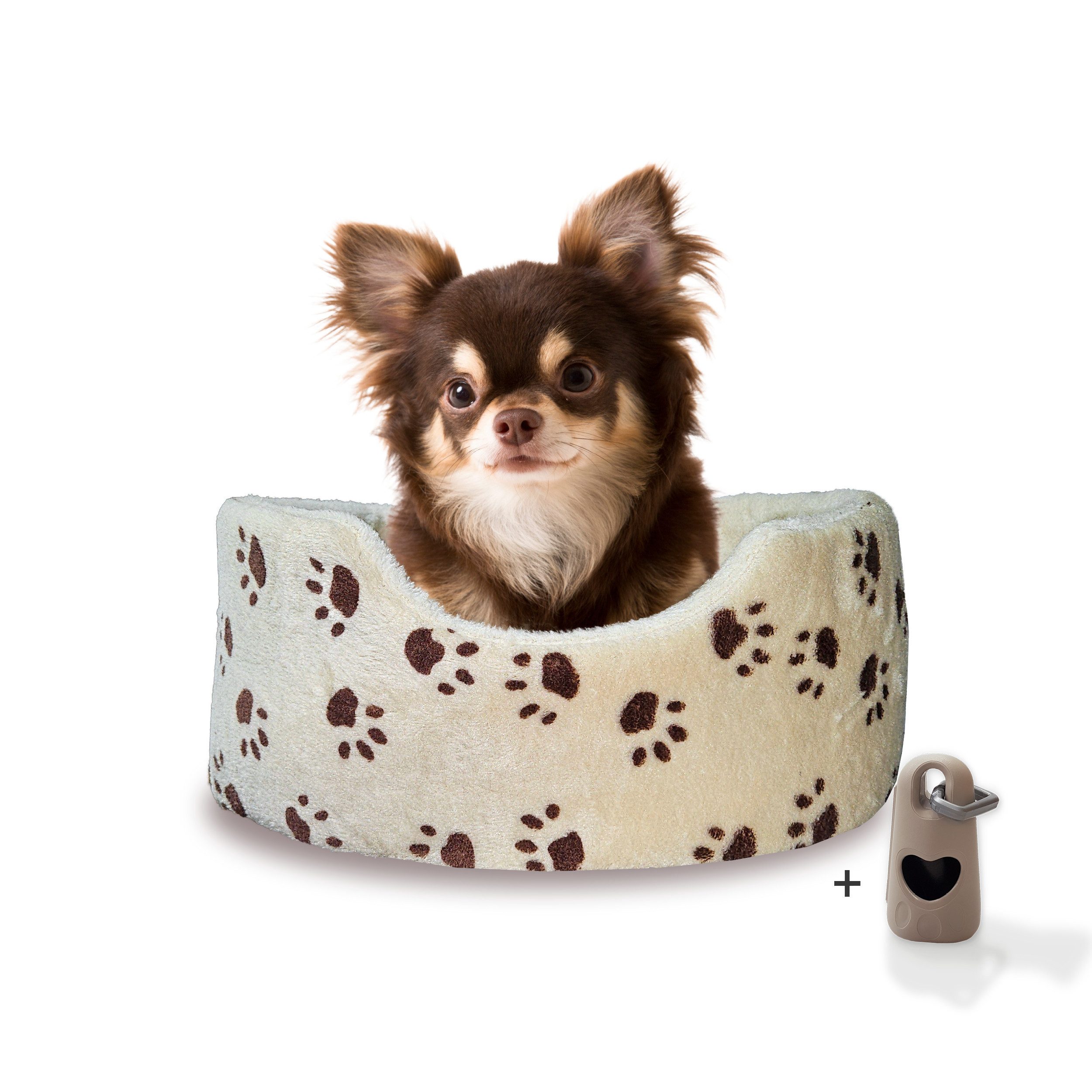 Rohrschneider Tierbett Hundebett Silvio mit Hundekotbeutelset günstig online kaufen