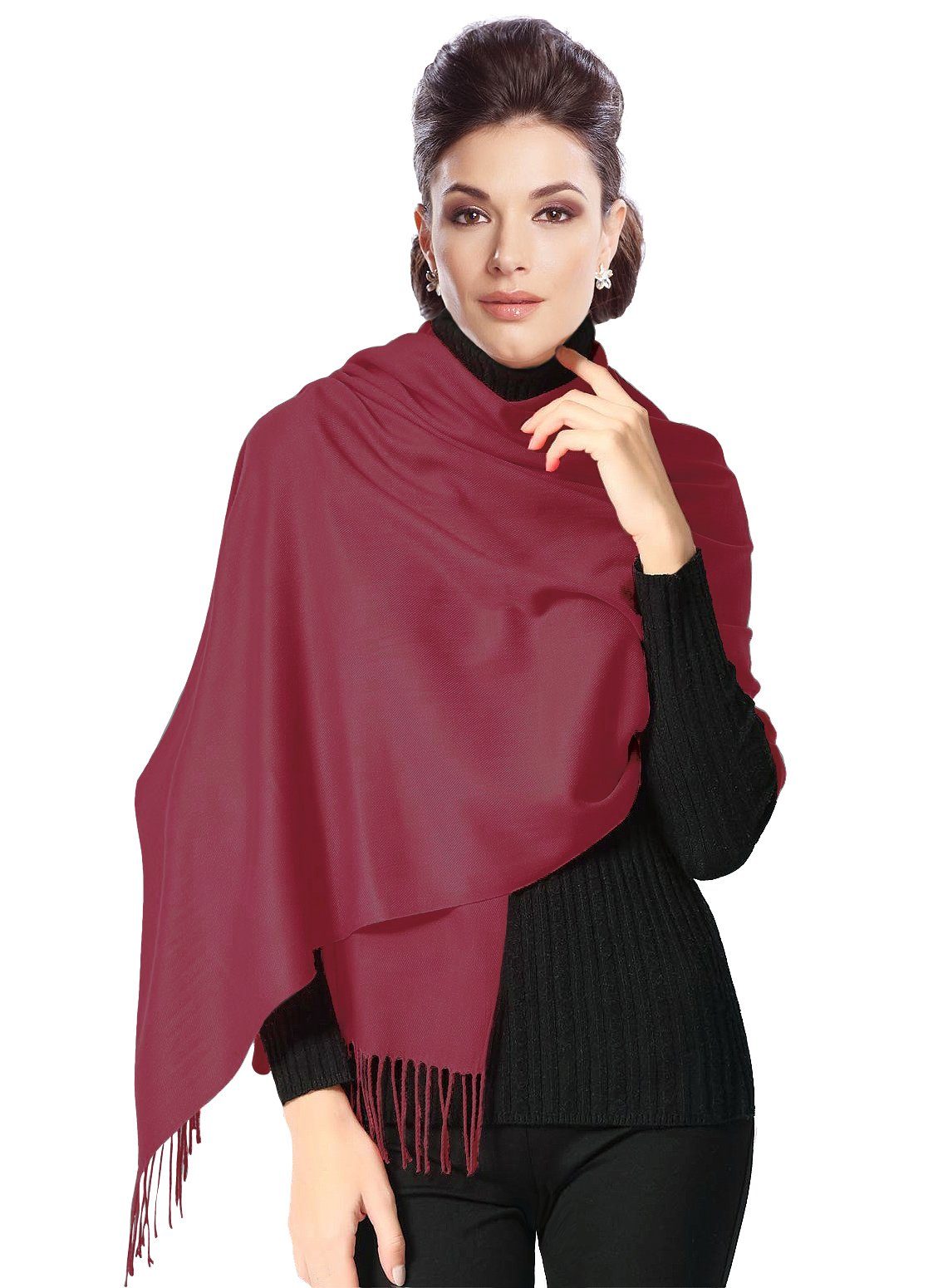 Moschen-Bayern Modeschal Pashmina Stola Damen Kaschmir Schultertuch Abendkleid festlich Schal, super weich und geschmeidig