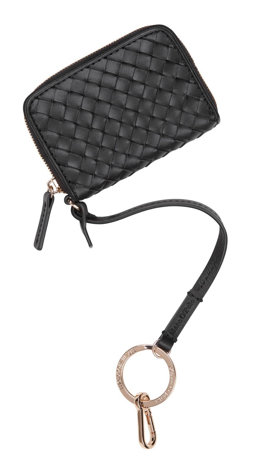 Marc O'Polo Kartenetui Zip Wallet, aus echtem Rindsleder mit RFID-Blocker Schutz