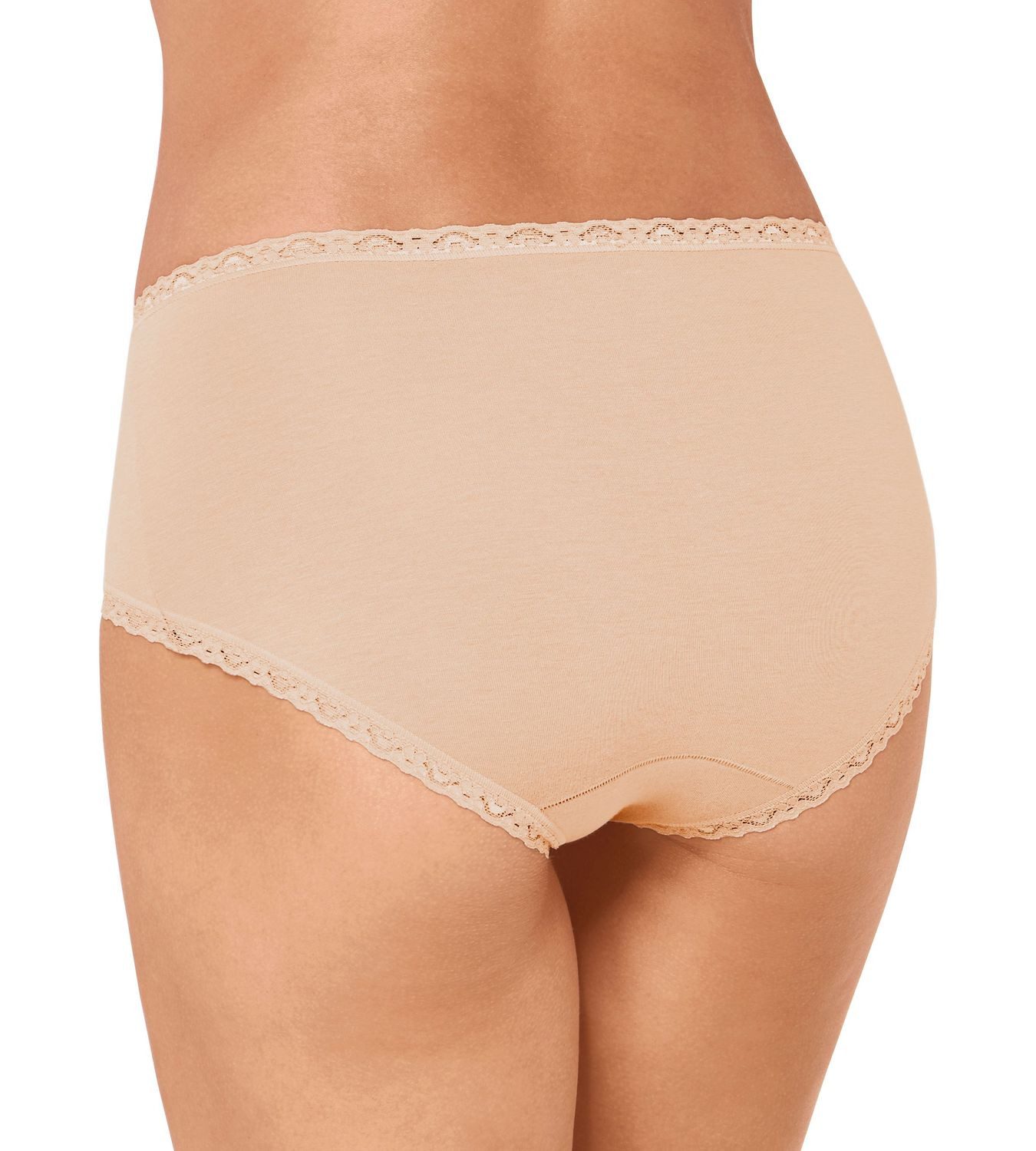 sloggi Midislip 24/7 Cotton Lace mit feiner Spitzenborte, weich und anschmiegsam – Bild 2 von 3