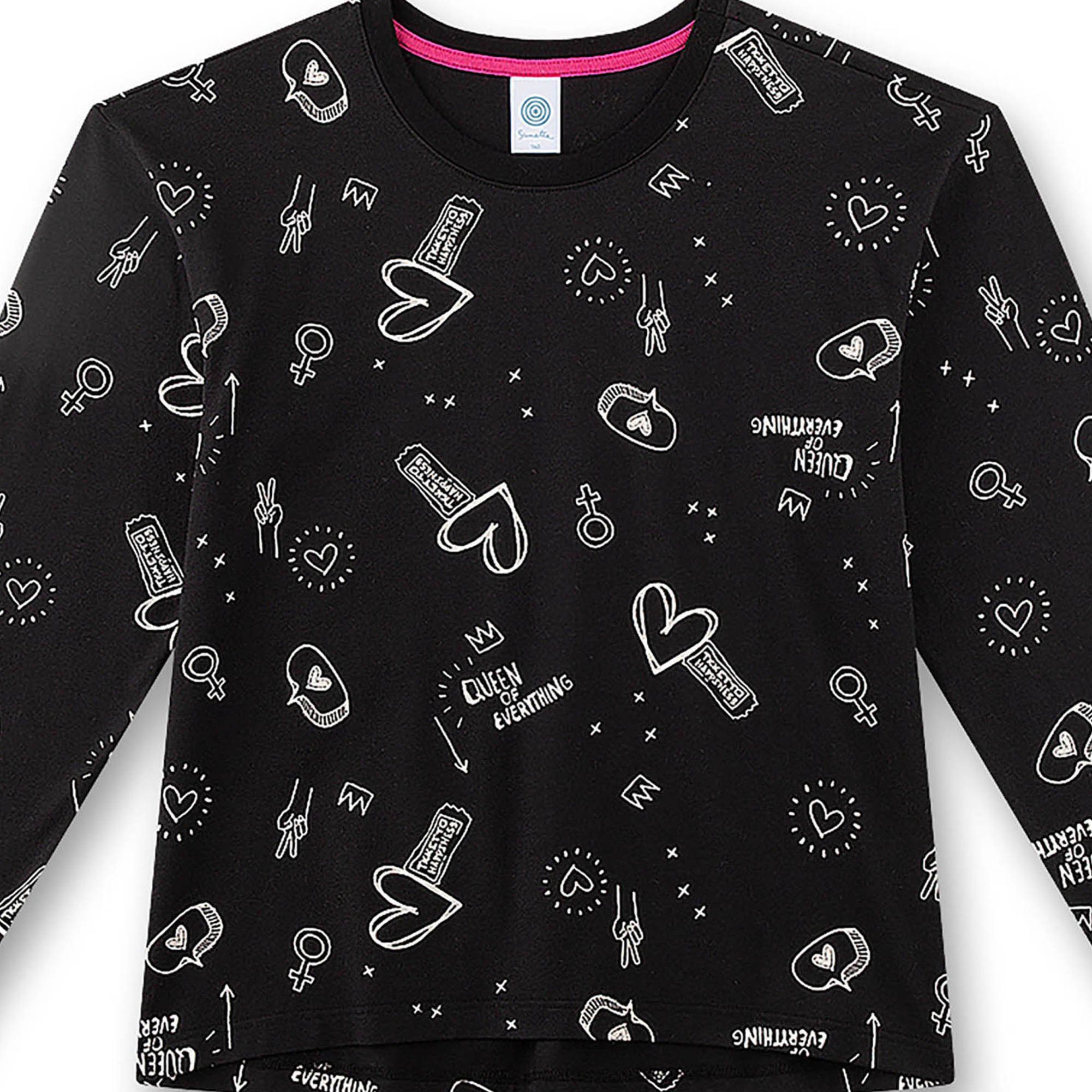 Sanetta Pyjama Mädchen Pyjama 1er Pack Baumwolle (2 tlg)