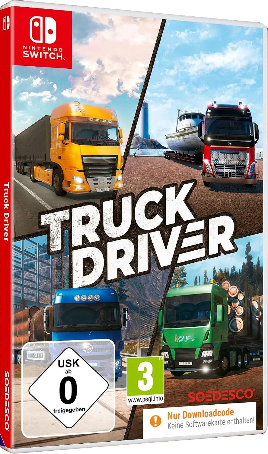 Truck Driver - Nintendo Switch - Code in a Box - LKW Simulator (Code in a Box), Nintendo Switch