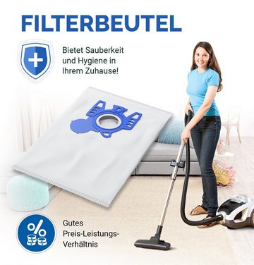 VIOKS Filterbeutel Staubsaugerbeutel Ersatz für Miele 9917730, (10-St), für S8340 PowerLine/ Ecoline Staubsauger