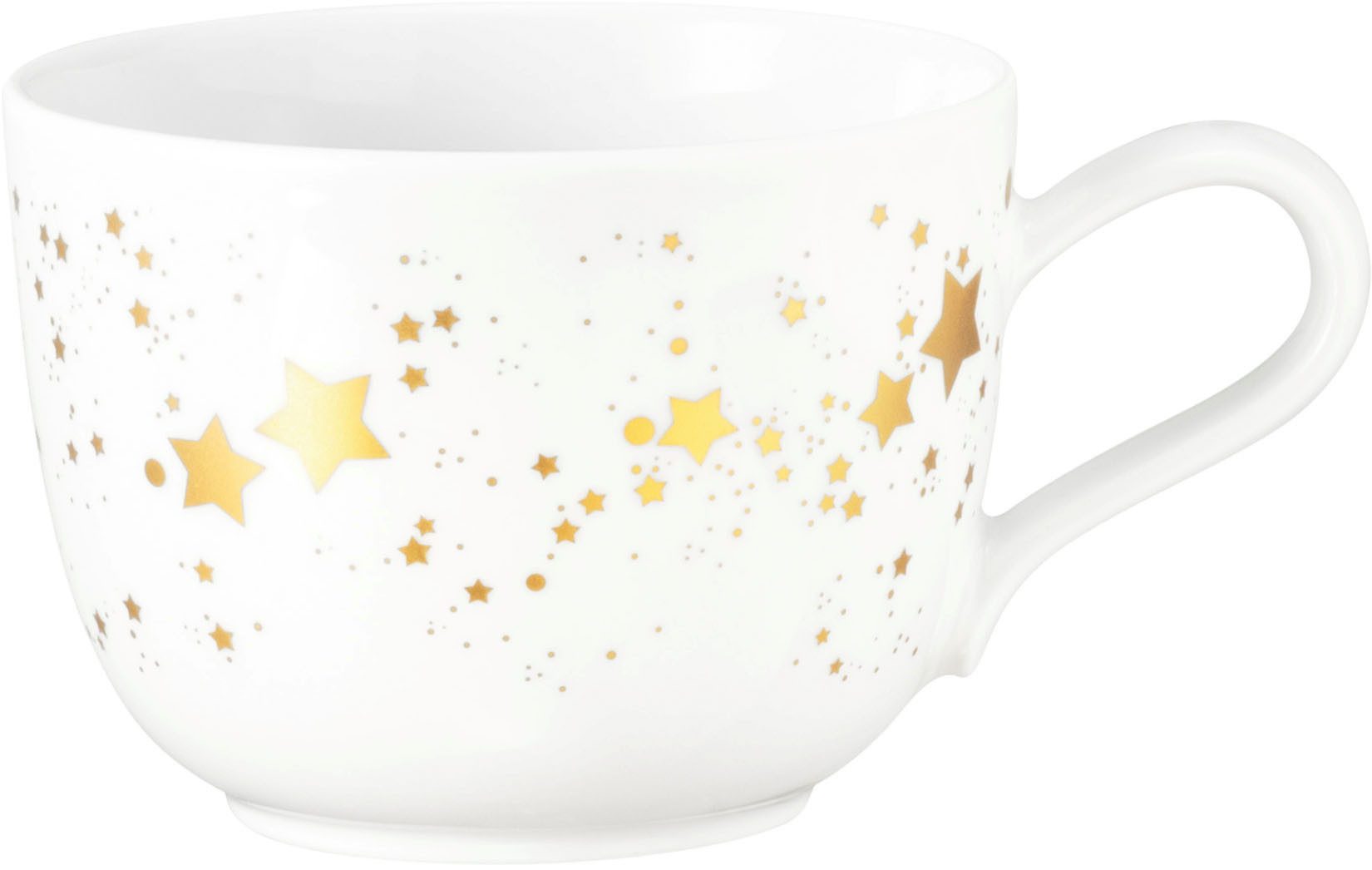 Seltmann Weiden Tasse Liberty - Golden Stars, 1-tlg., Porzellan, Kaffeeobertasse 0,26 l