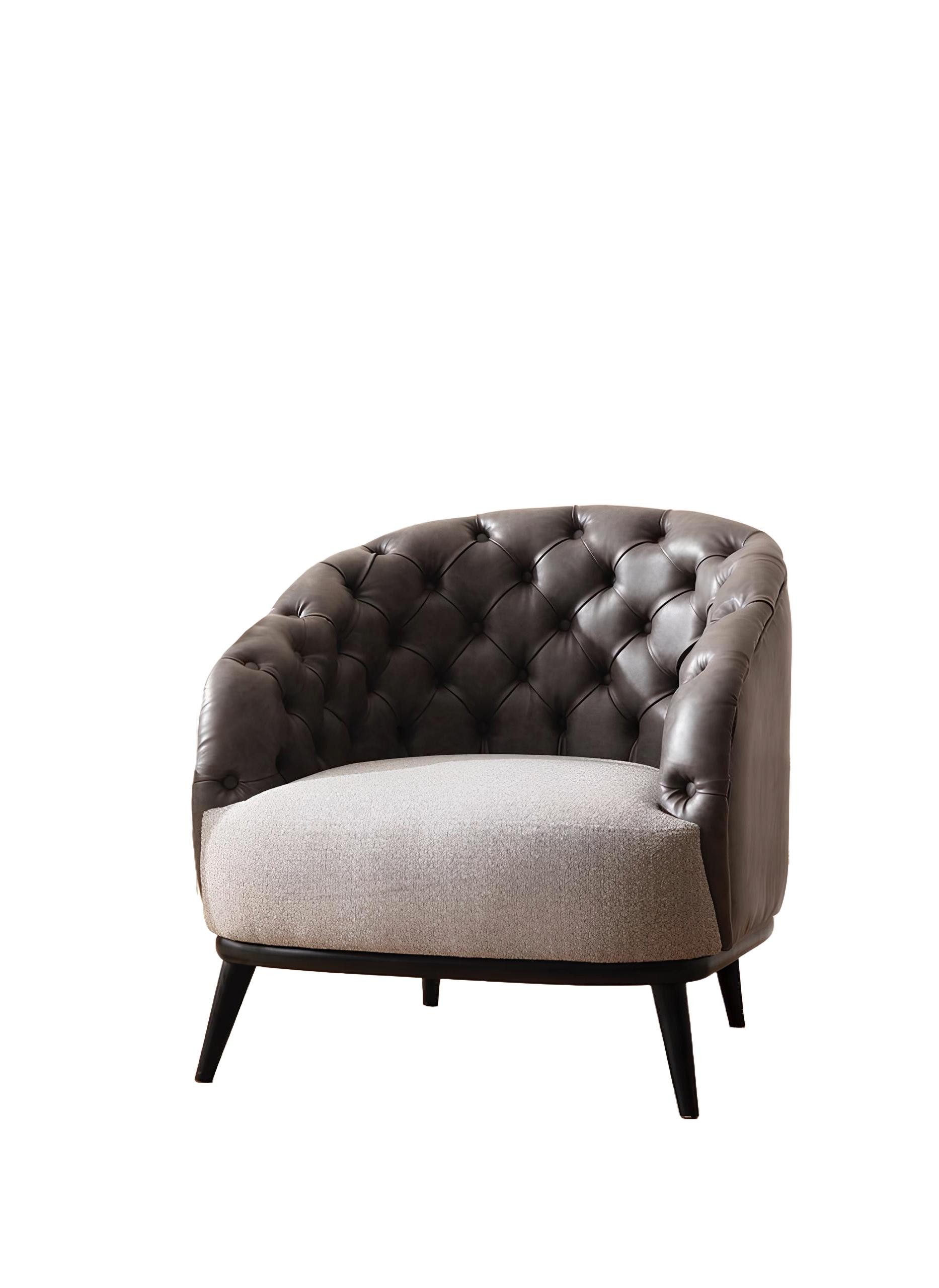 Xlmoebel Chesterfield-Sessel Luxus Chesterfield Sessel in edlem Design für stilvolle Räume (1-St., Sessel), Hergestellt in Europa
