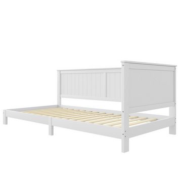 MODFU Schlafsofa Einzeltagesbett aus Holz, Kinderbett, Kinderbett 90*200 cm, ohne Matratze