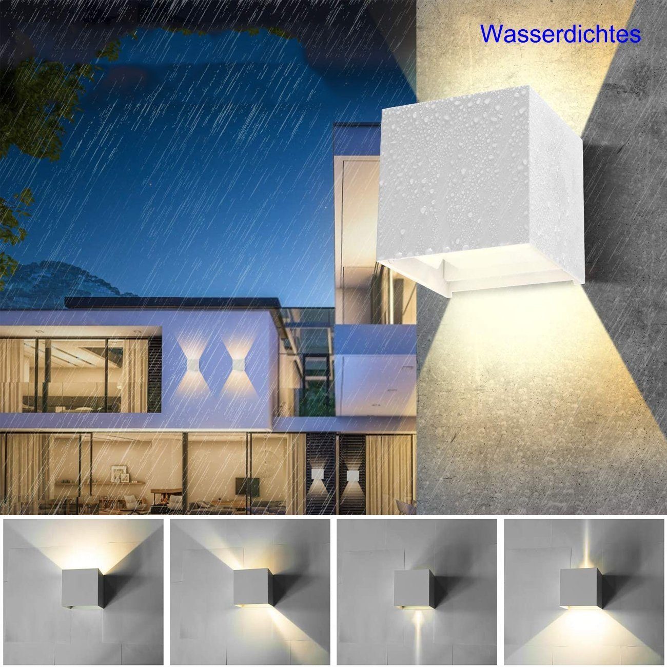 LETGOSPT Wandleuchte 7W LED Wandlampe Wandleuchte günstig online kaufen