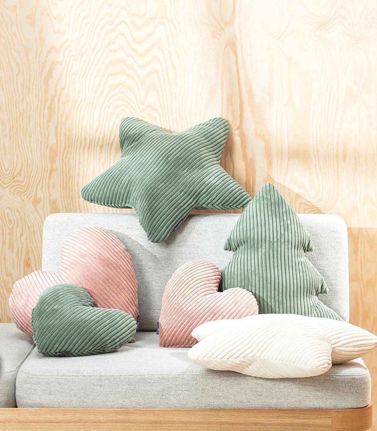 Magma Heimtex Dekokissen SHARA, 50 x 50 cm, Salbeigrün, Polyester, Nylon, K günstig online kaufen