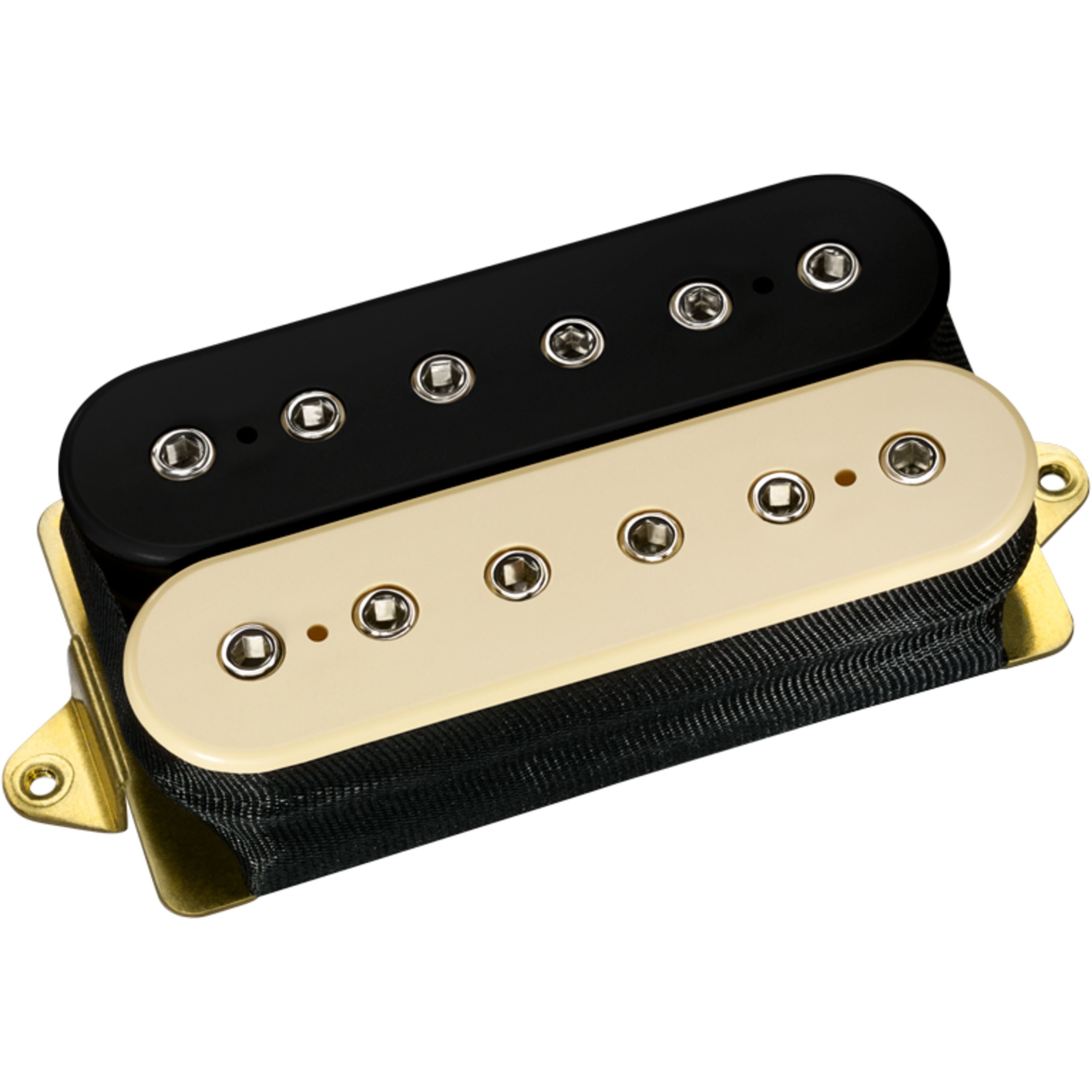 DiMarzio Tonabnehmer, (DP100 Super Distortion Bridge Zebra, E-Gitarre Tonabnehmer, Humbucker), DP100 Super Distortion Bridge Zebra - Humbucker Tonabnehmer für