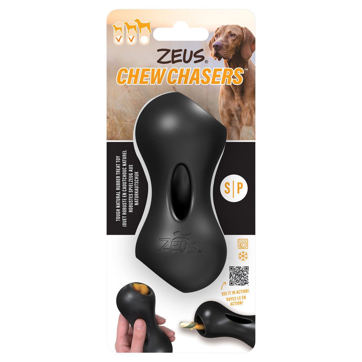 Zeus Outdoor-Spielzeug Hundespielzeug Chew Chasers Treat Peanut