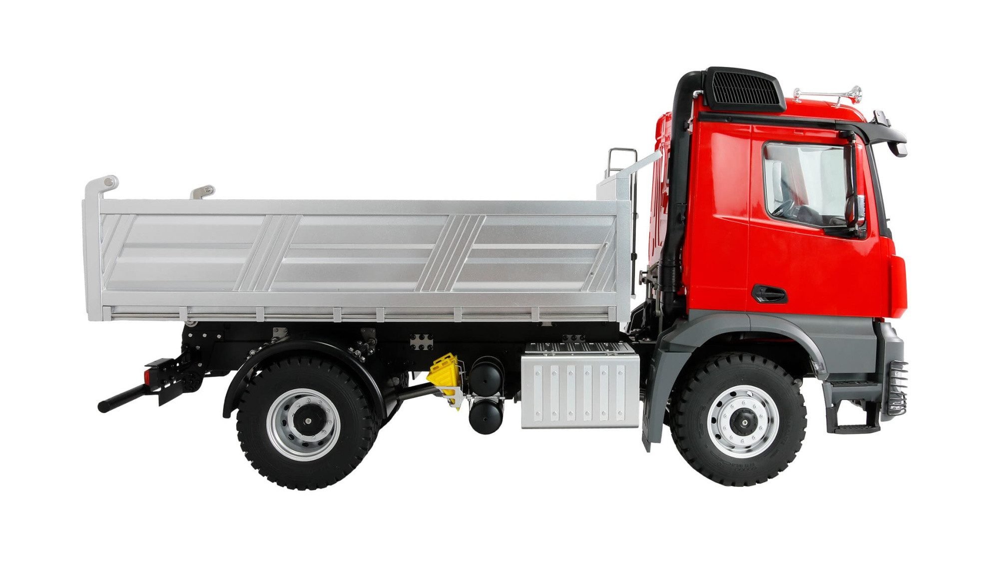 Amewi RC-LKW Mercedes Arocs Muldenkipper 1:14 RTR 4WD mit Kippmulde, Sound Rot