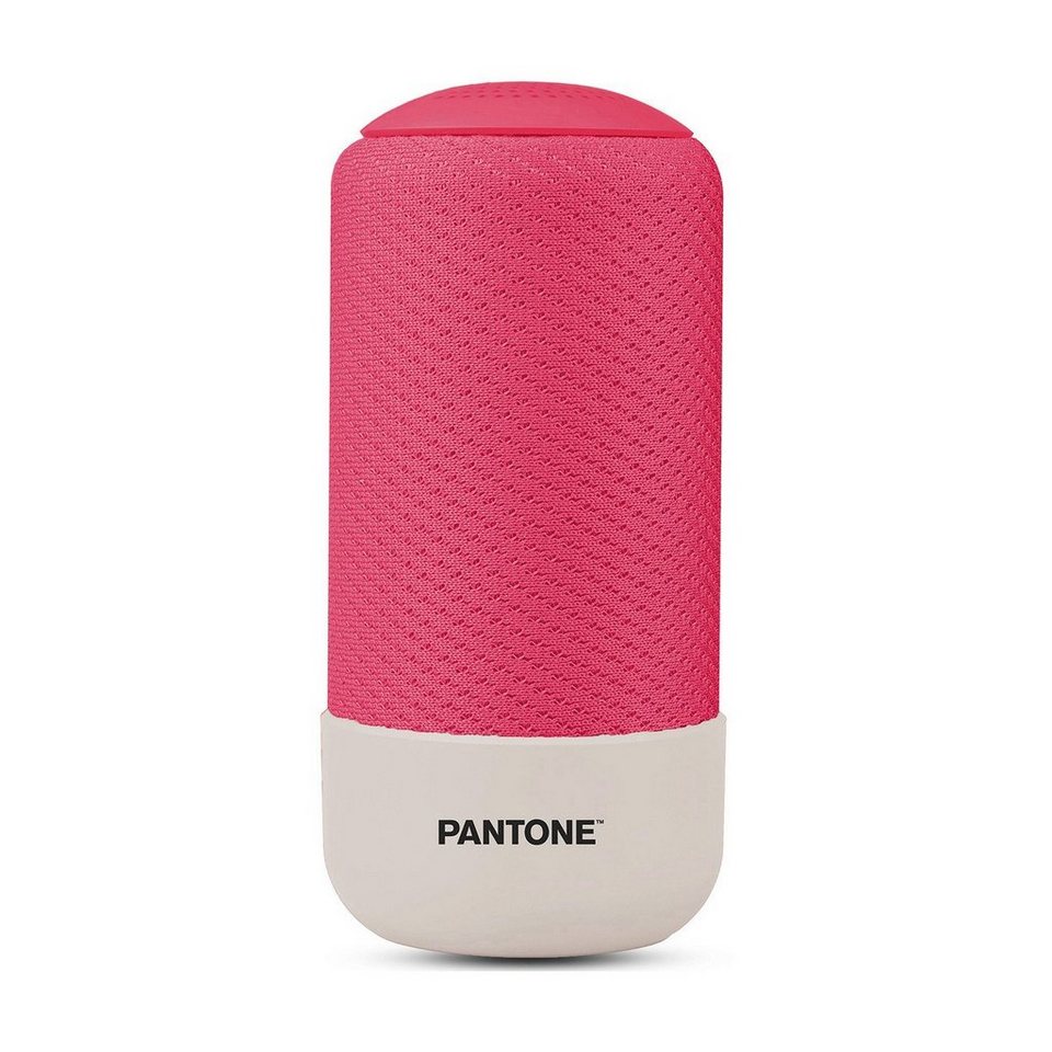 Pantone Universe PANTONE Mobiler Lautsprecher Bluetooth pink  Ausgangsleistung 5 W Wireless Lautsprecher