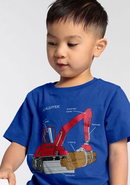 KIDSWORLD T-Shirt für kleine Jungen, BAGGER Druck