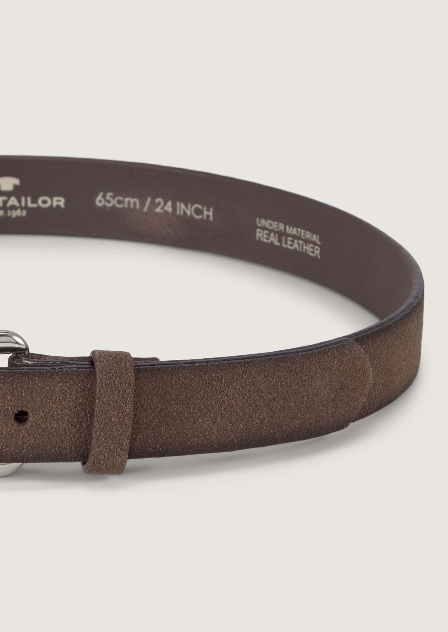 TOM TAILOR Ledergürtel Belts TTDAISY Kids schmaler Gürtel mit eckiger Dornschließe
