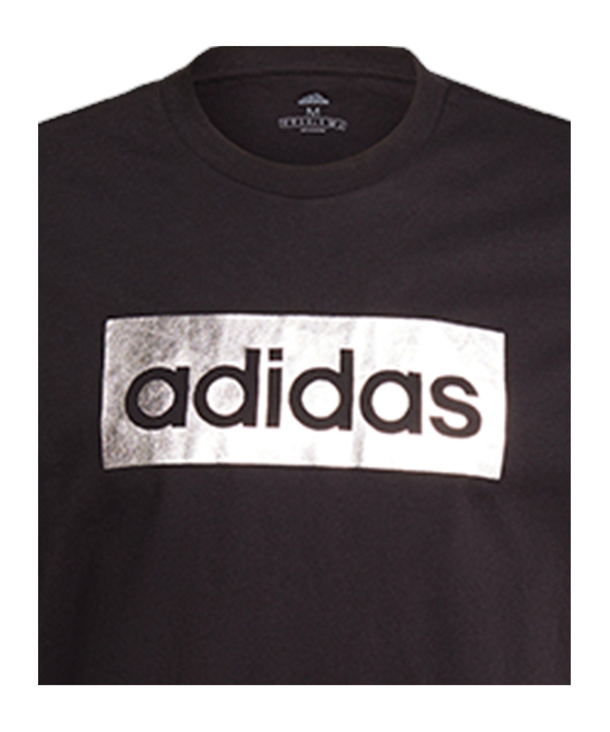 adidas Performance T-Shirt Foil default Box T-Shirt schwarzsilber