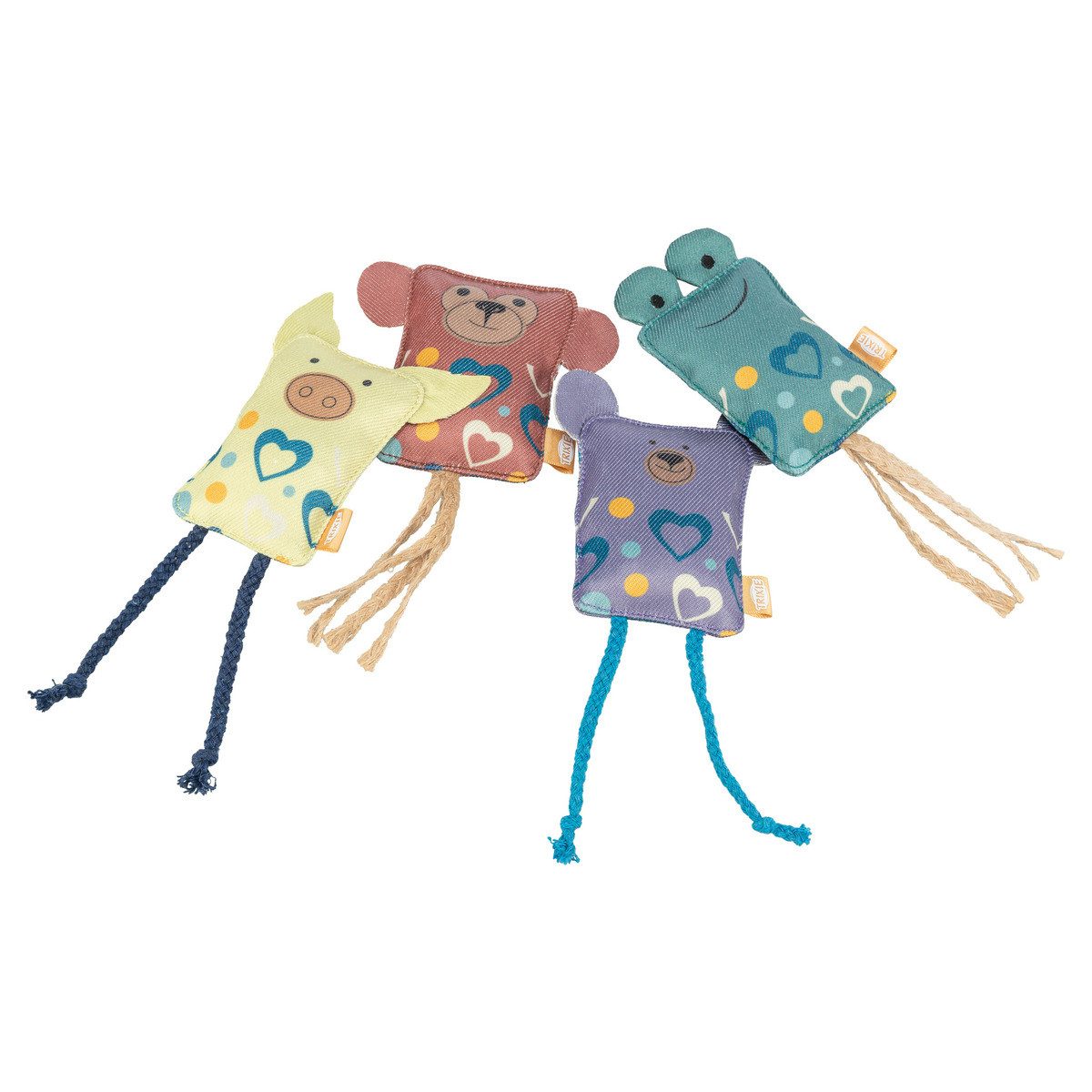 TRIXIE Tierkuscheltier Katzenspielzeug Spielkissen aus Stoff günstig online kaufen