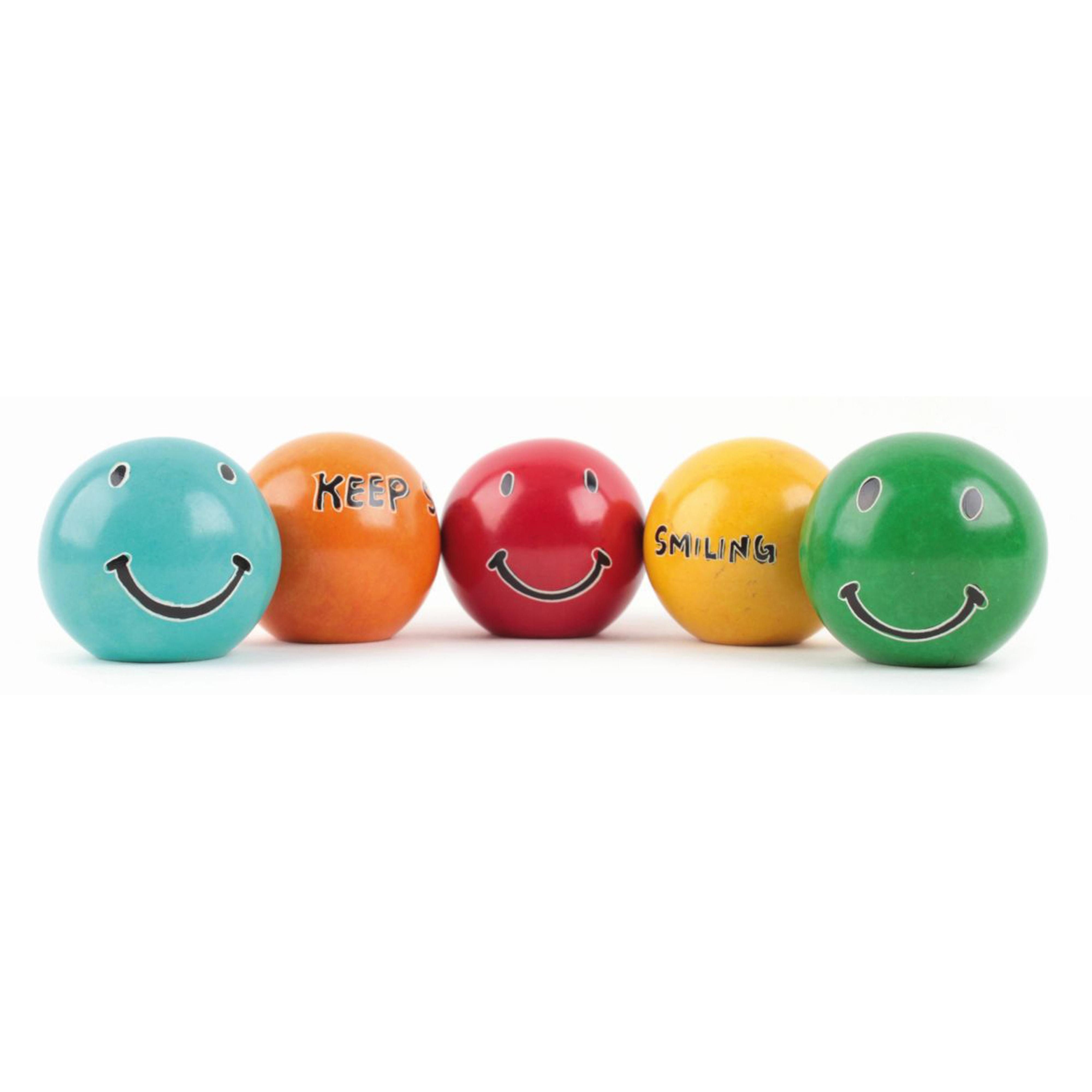 El Puente Dekoobjekt Deko-Kugeln Smiley "Keep Smiling", Handmade, Handmade