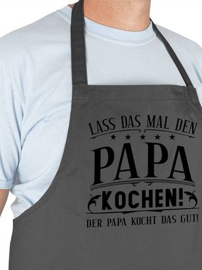 Shirtracer Kochschürze Lass das mal den Papa kochen, (1-tlg), Kochschürze Herren Männer