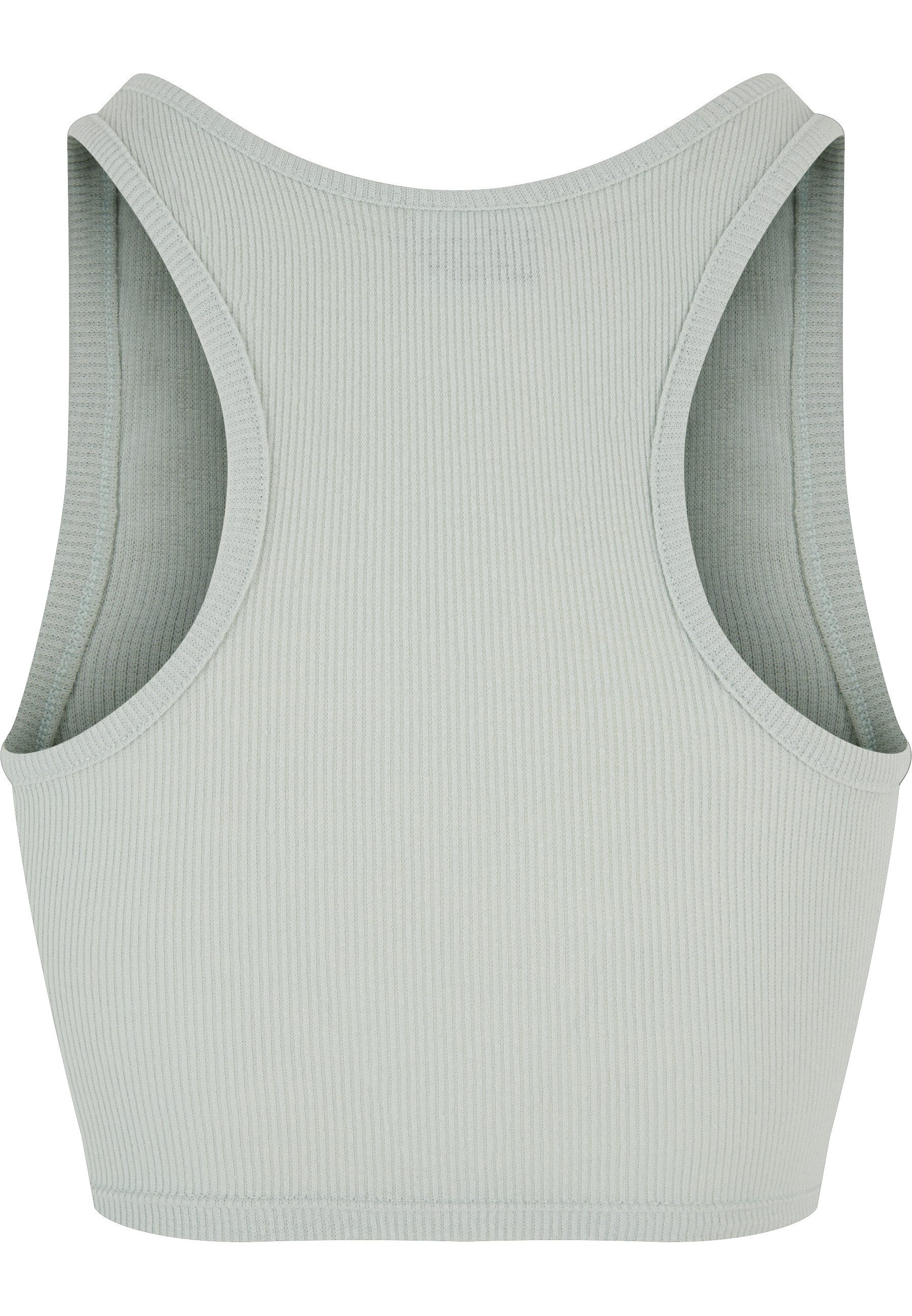 URBAN CLASSICS Tanktop Urban Classics Damen Ladies Cropped Rib Top (1-tlg)