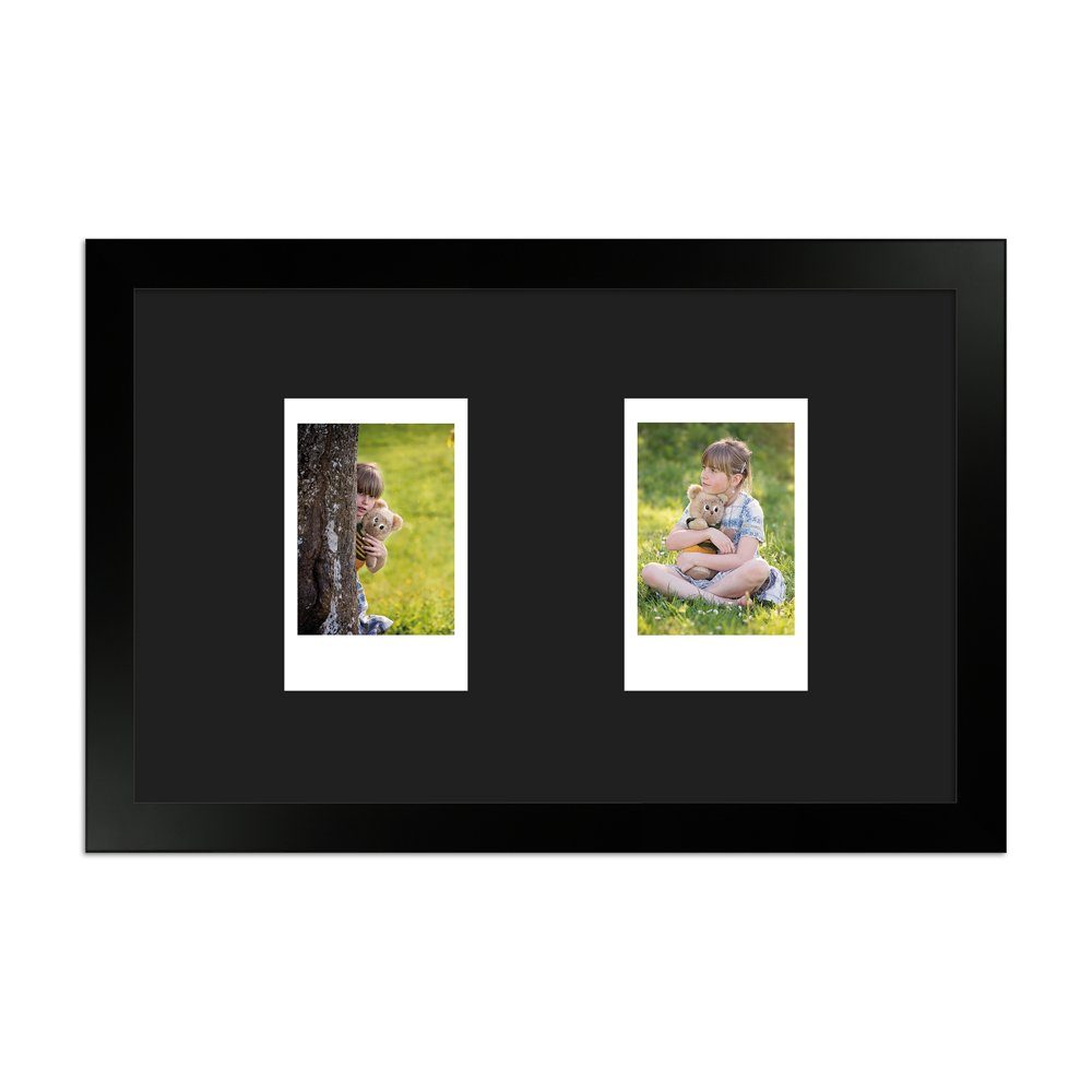 WANDStyle Bilderrahmen H950, im Instax 2 Schwarz Mini Bilder, Modern für Format