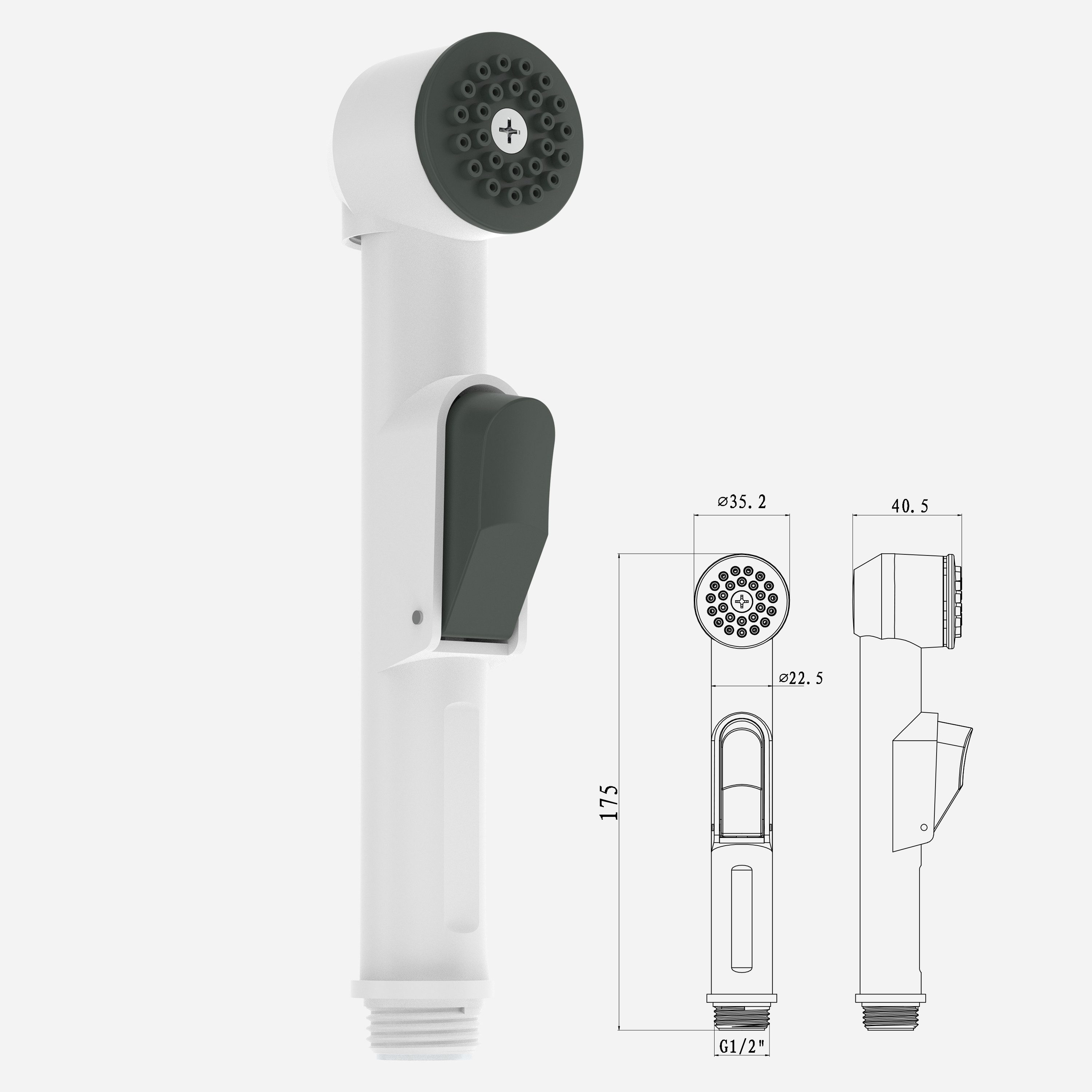 Euroshowers GmbH Waschbeckendusche BIDET BRAUSESET WEIß günstig online kaufen