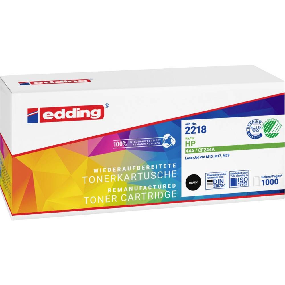 edding Tonerpatrone Tonerkartusche für HP 44A (CF244A) black 18-2218
