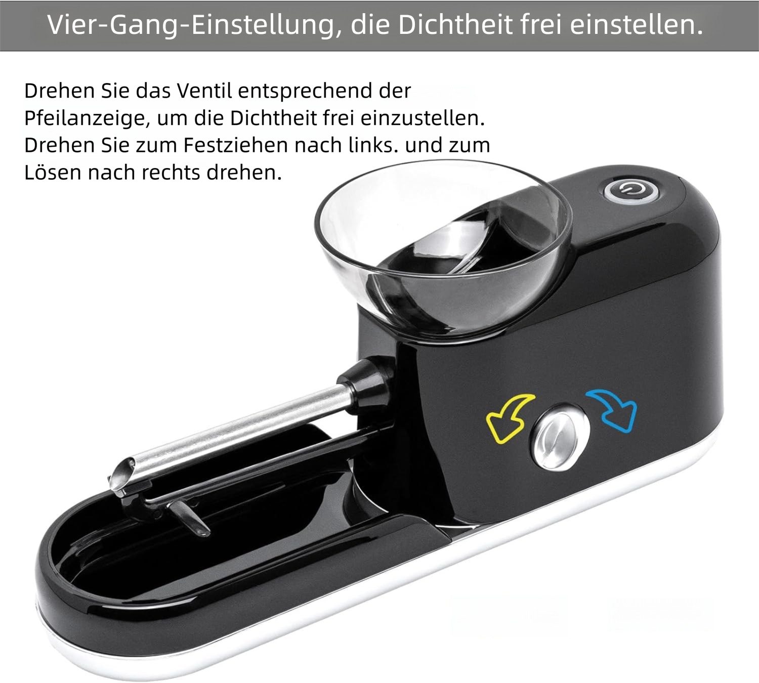 VEKROBOT Tischdrehmaschine Manuelle Drehmaschine 8,0/6,5 mm Elektrisch manuelles Haushaltsgerät, (1-tlg) – Bild 3 von 5