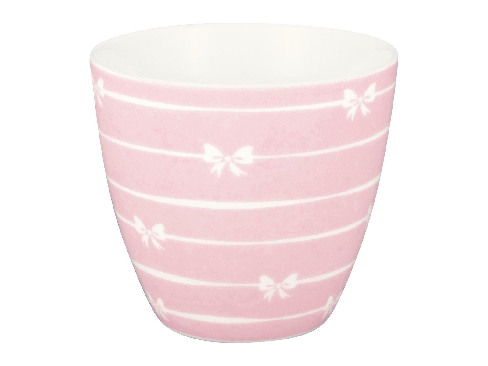 Greengate Becher Dolobella Latte Cup pale pink 0,35l, Porzellan