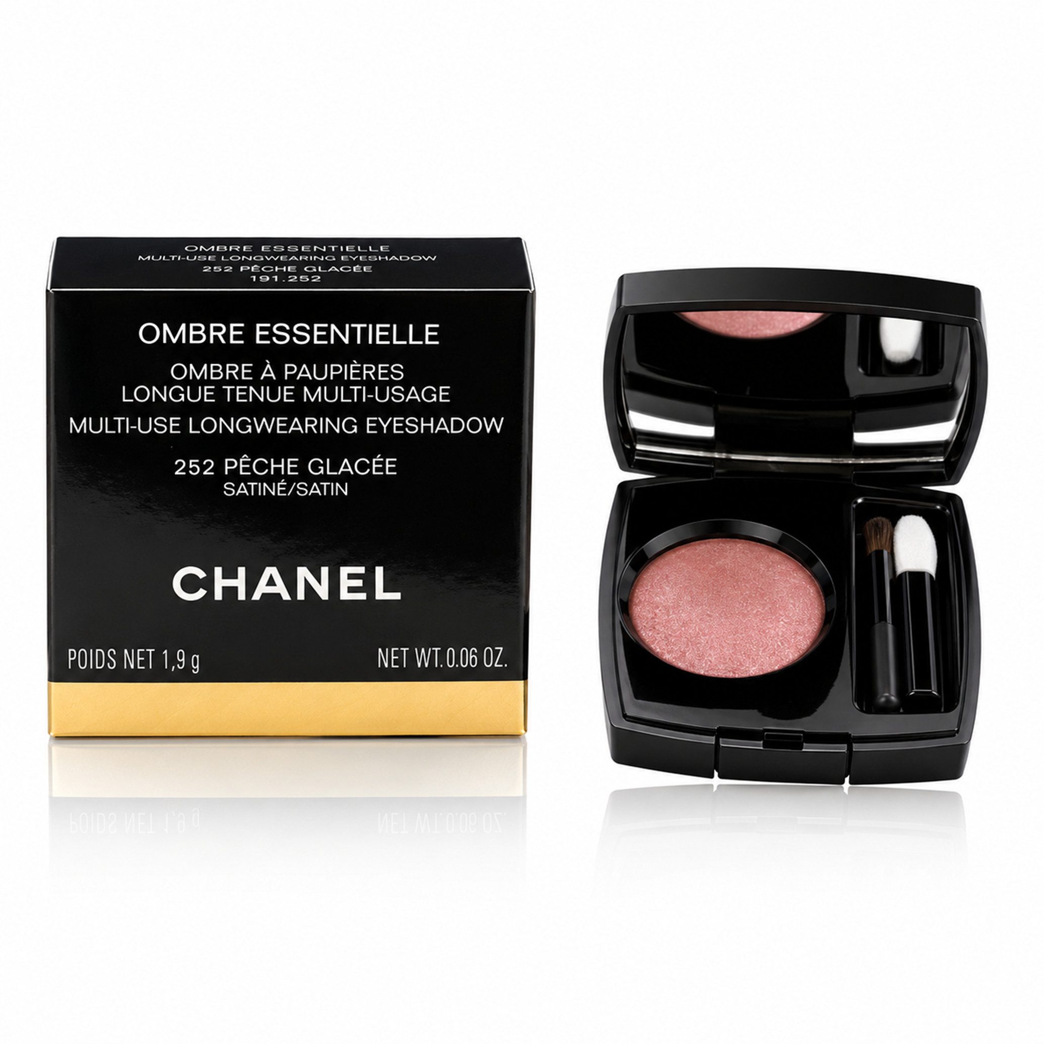 CHANEL Lidschatten Chanel Ombre Essentielle Multi-Use Longwear 252 Peche Glacee Eyeshadow